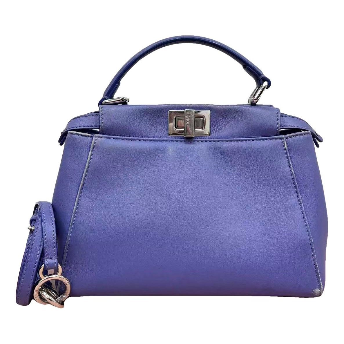 Peekaboo leather handbag
