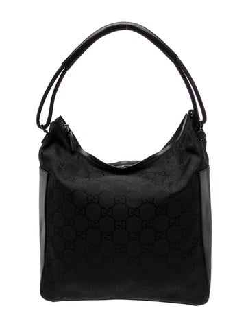 GG Nylon GG Canvas Shoulder Bag Medium