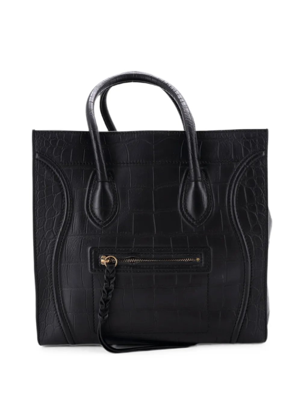 Celine Phantom Bag Crocodile Embossed Leather Medium tote bag