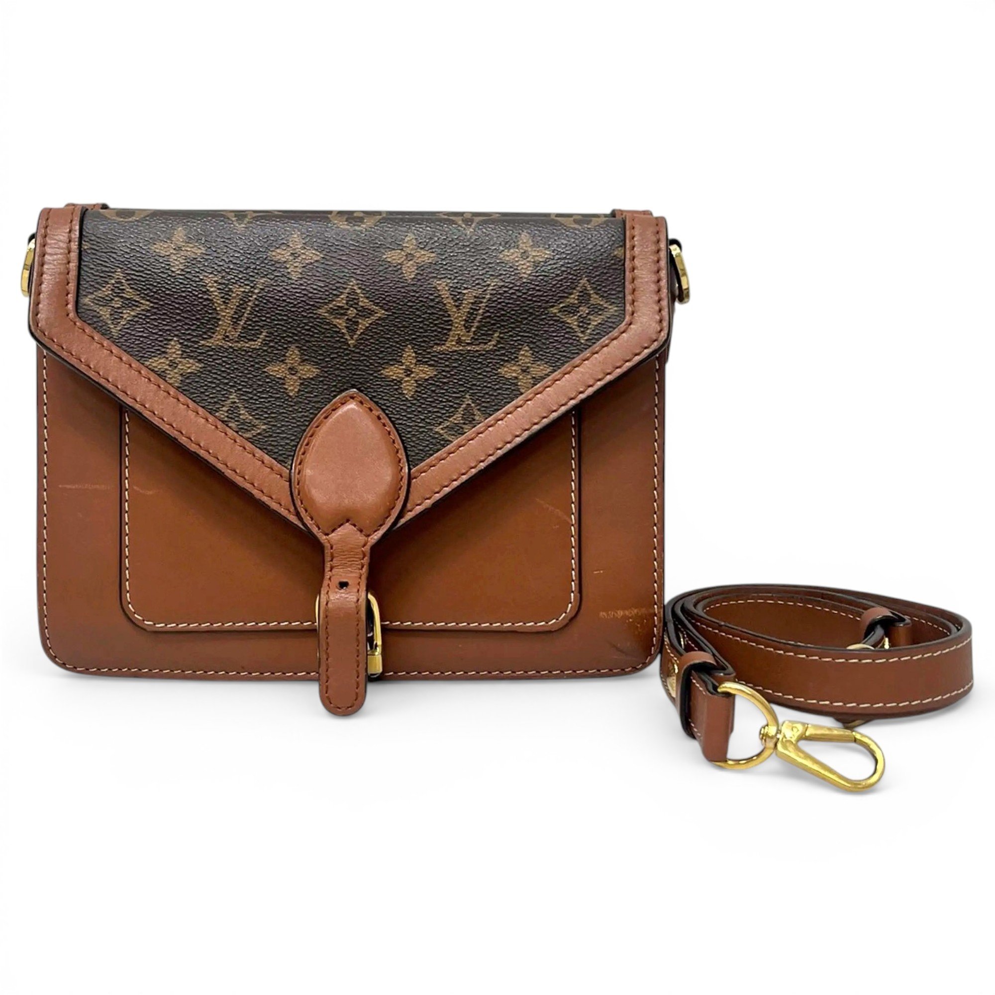 Biface vinyl handbag