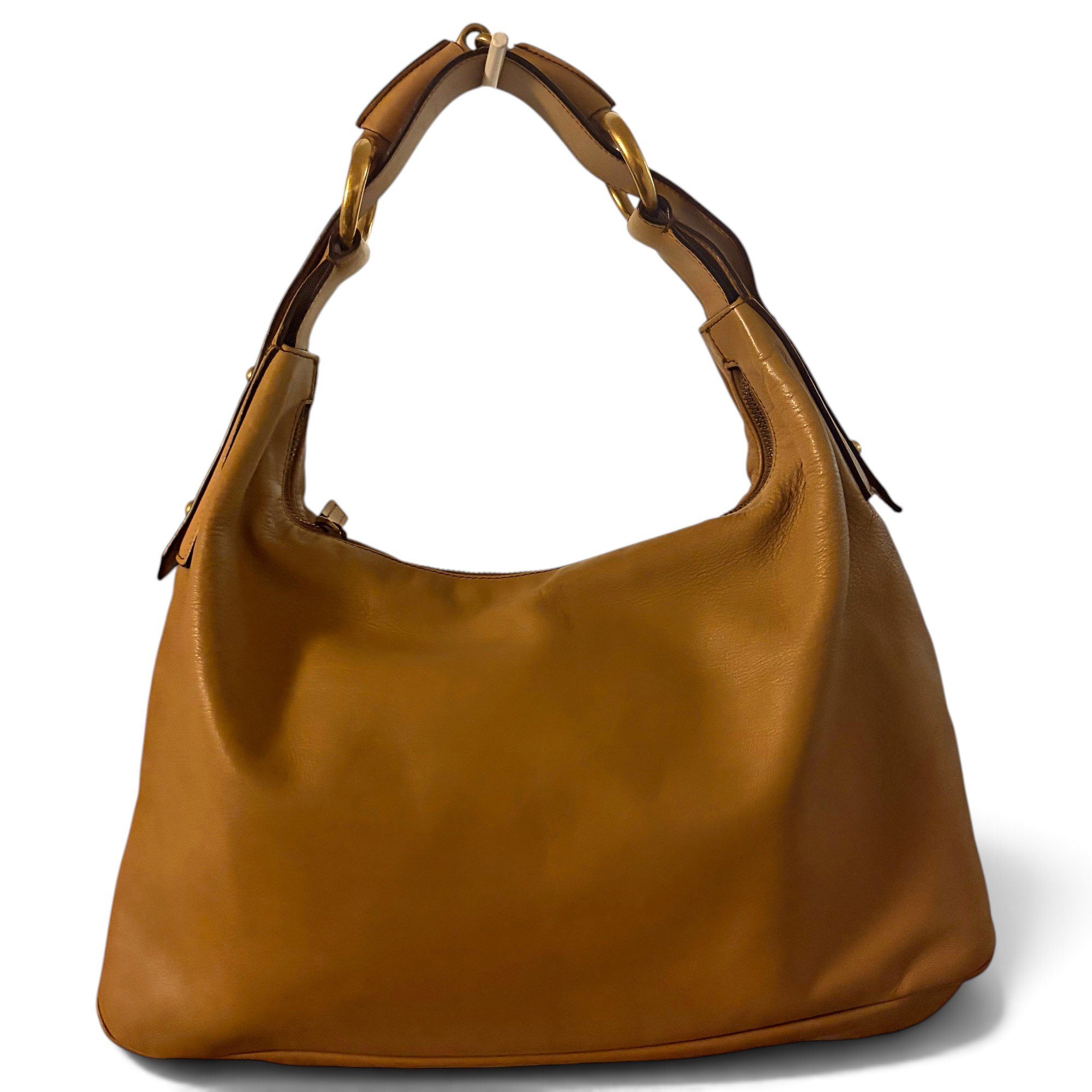 Hobo leather handbag