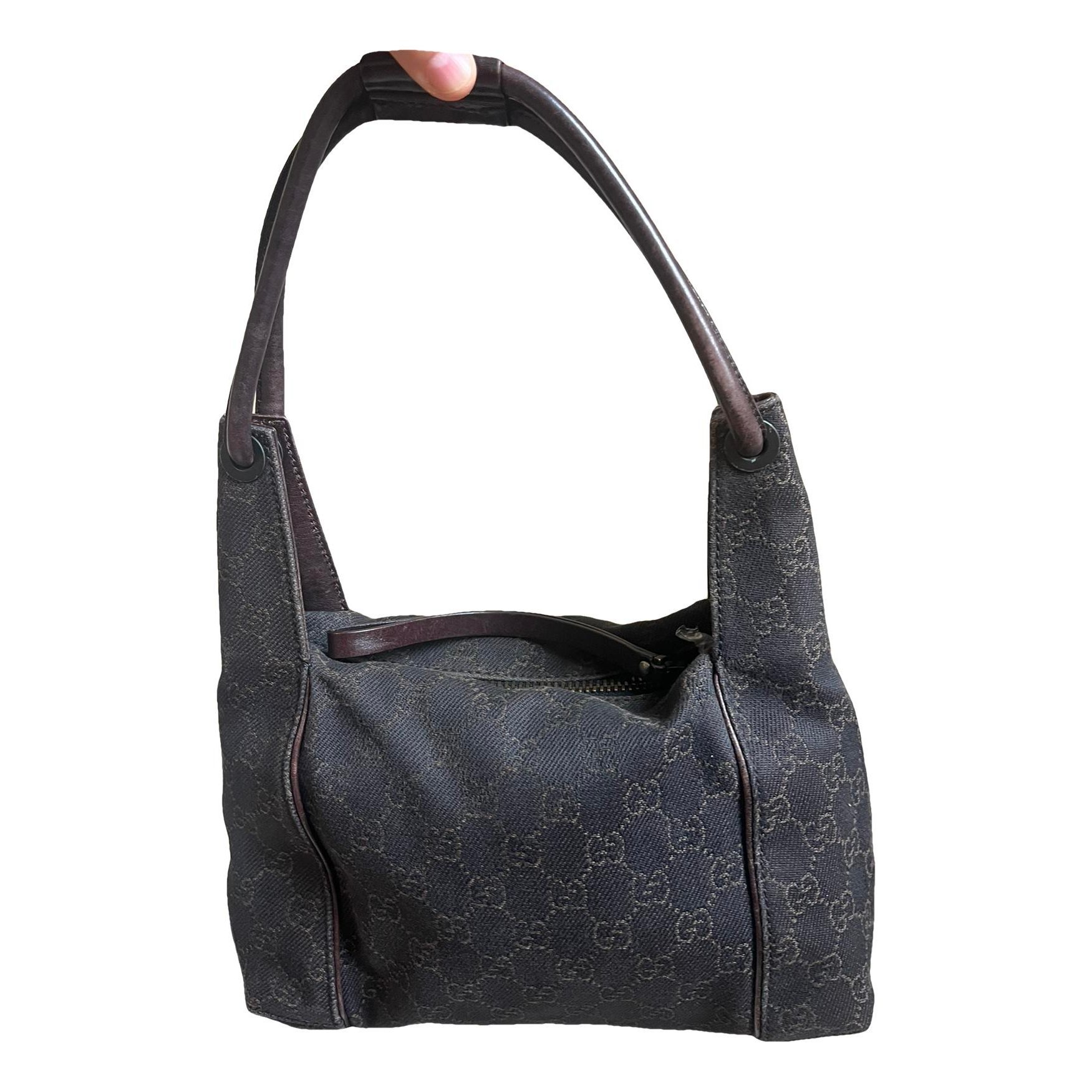 Hobo leather handbag