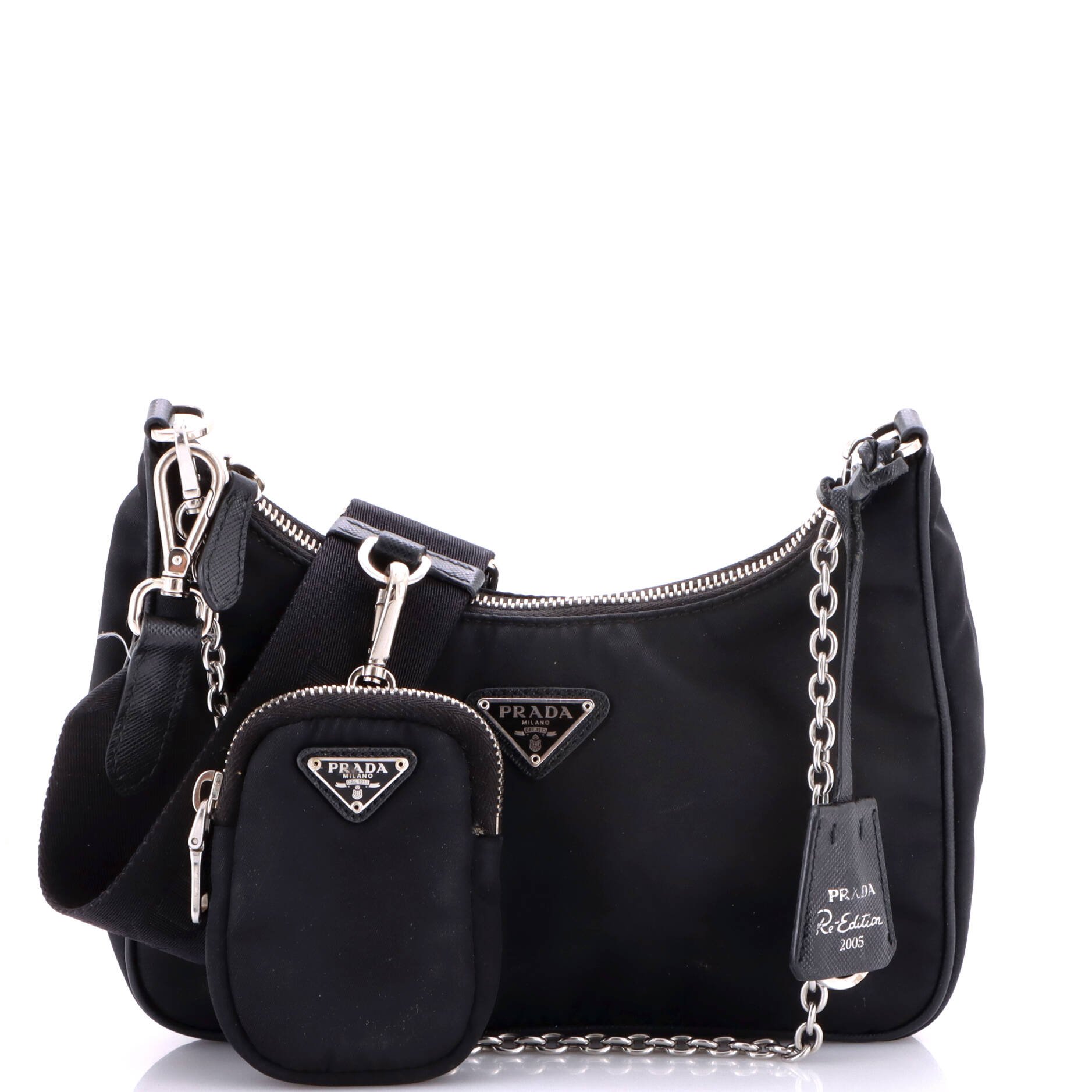 Re-Edition 2005 Shoulder Bag Tessuto Small