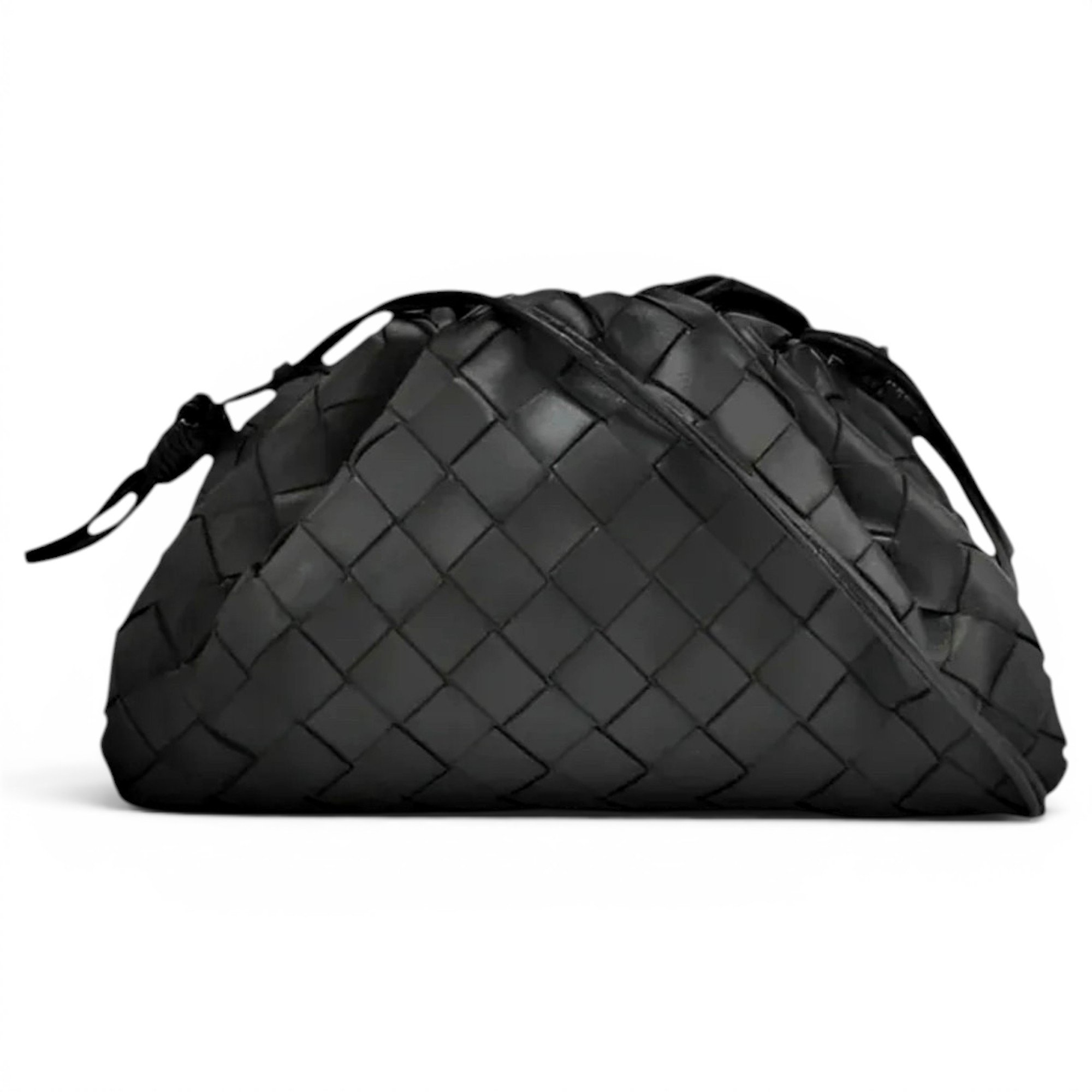 Pouch leather handbag