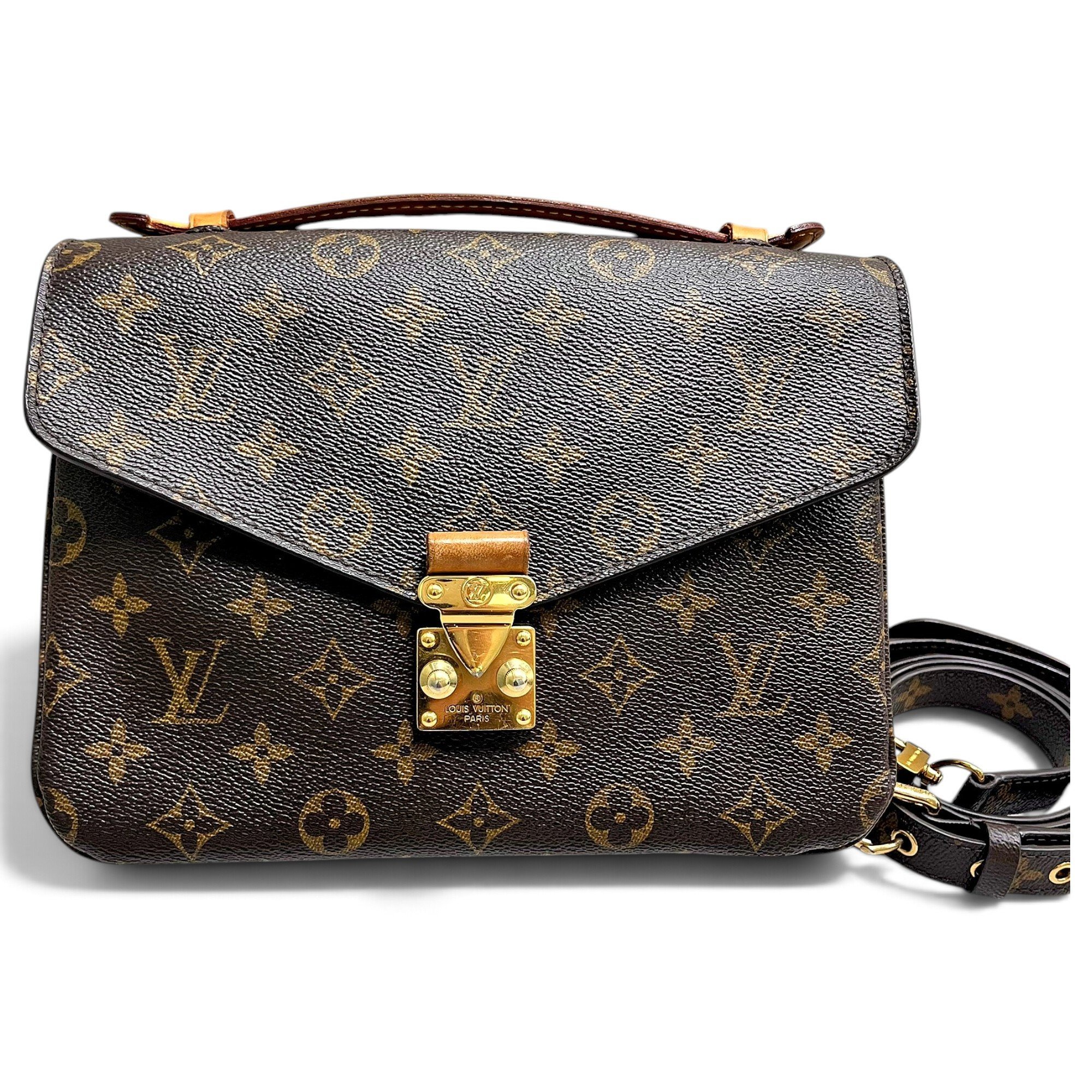 Metis leather handbag