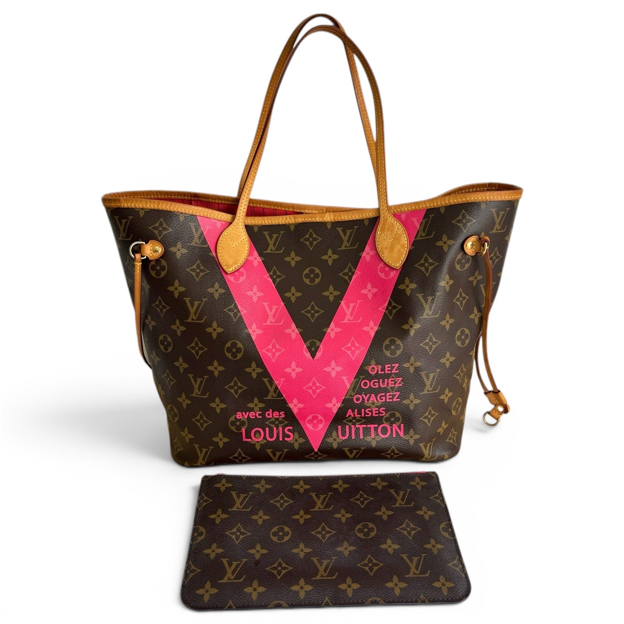 Neverfull leather tote