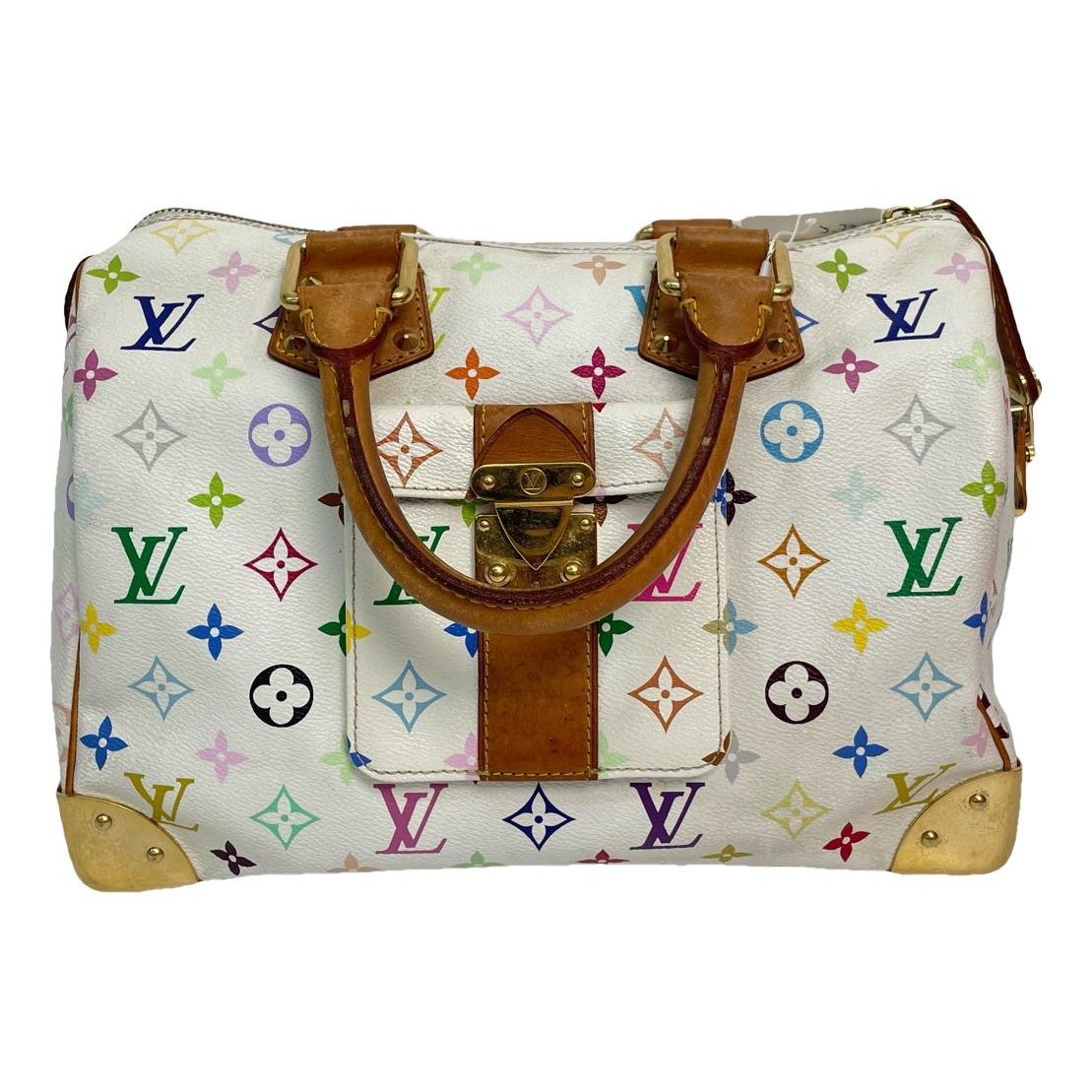 Speedy leather handbag