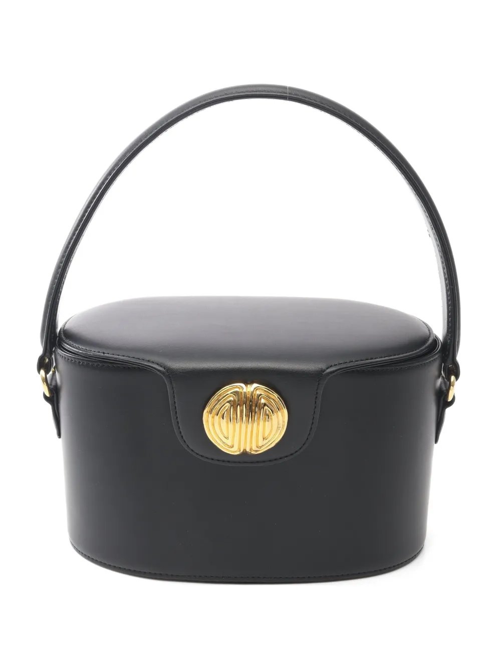 leather vanity bag