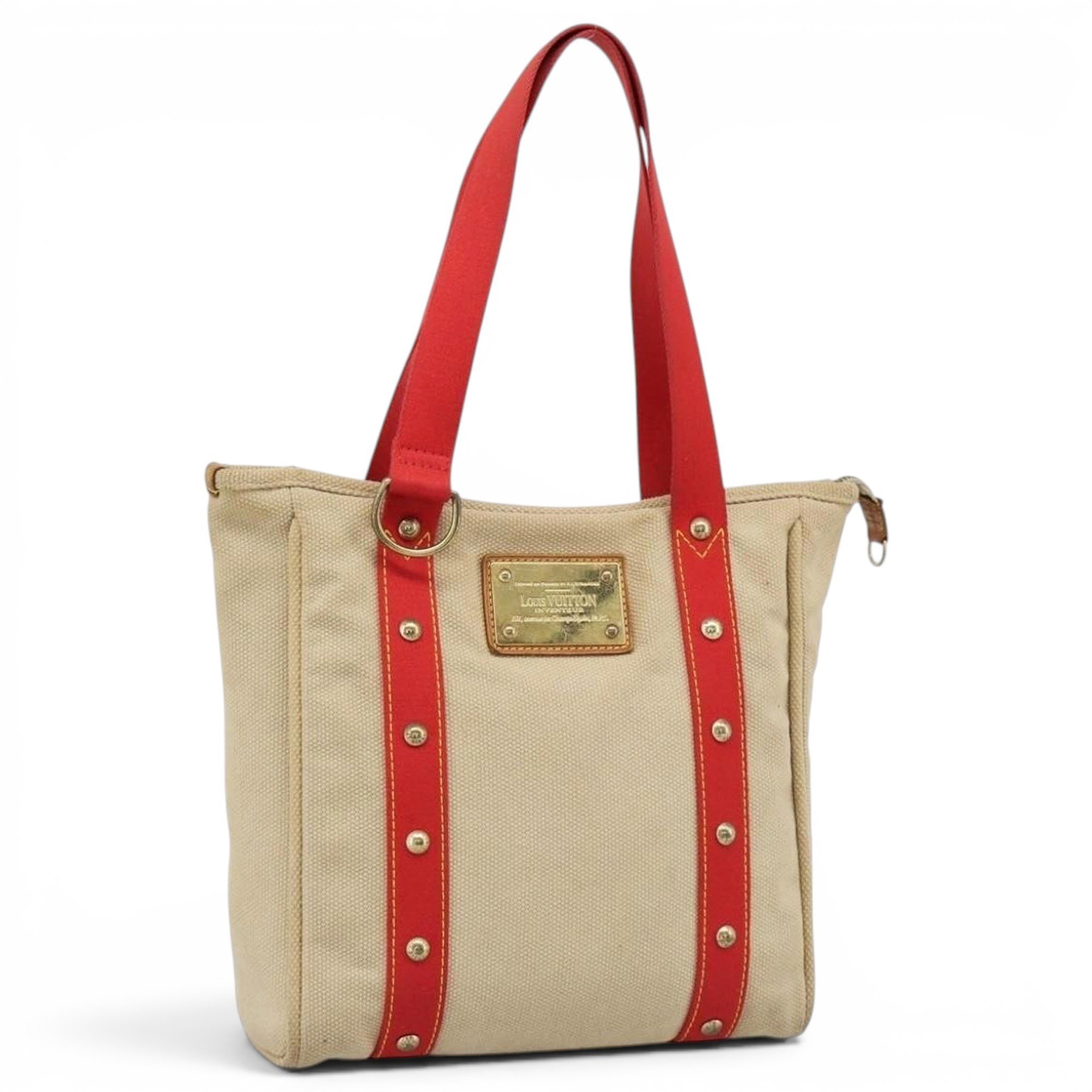 Antigua leather tote