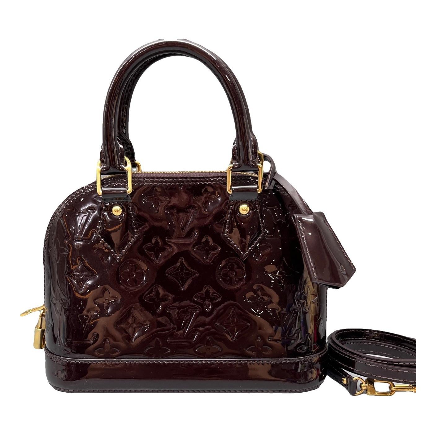 Alma BB patent leather handbag