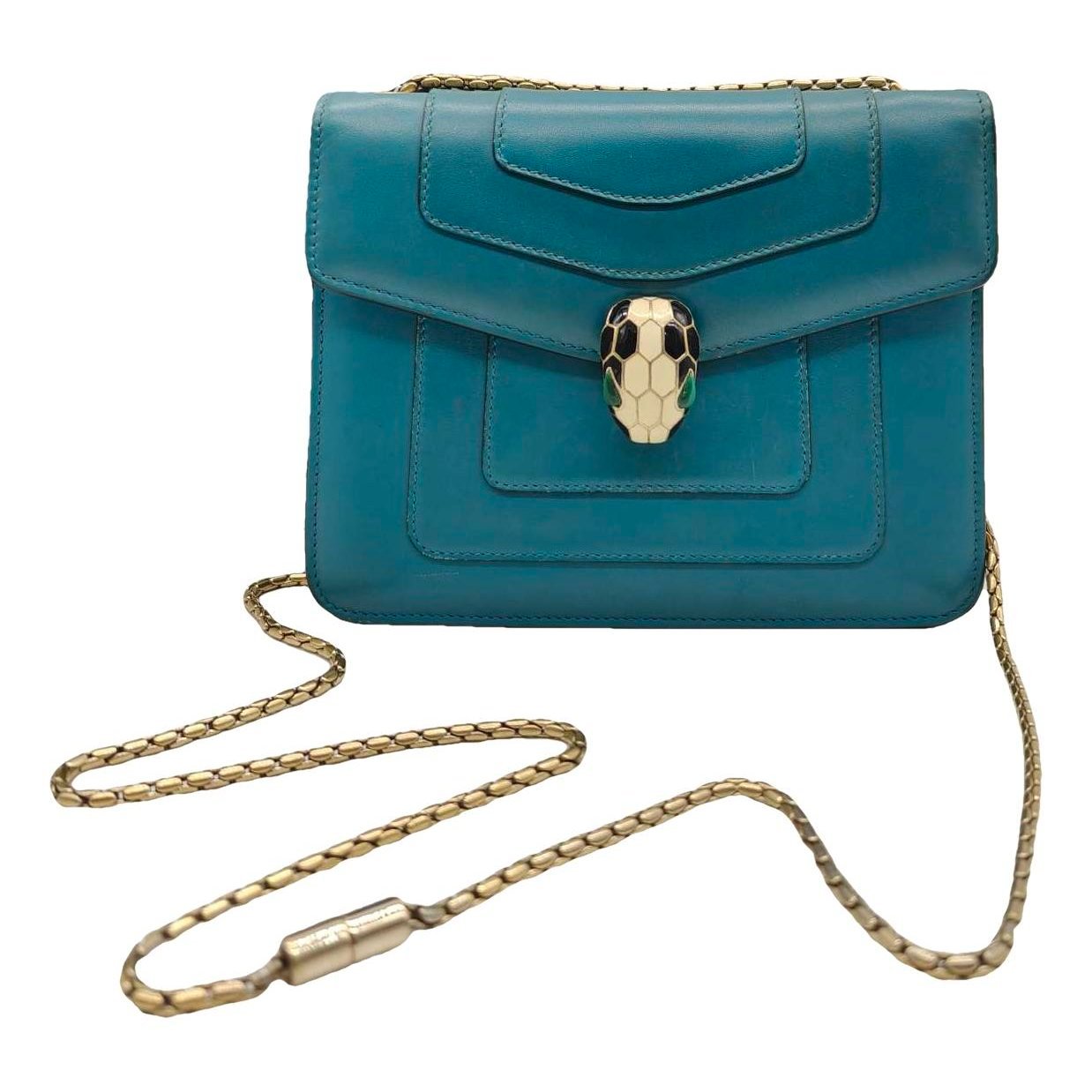 Serpenti leather handbag