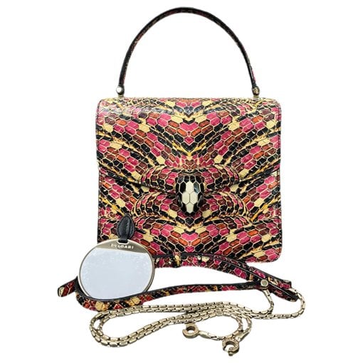 Serpenti exotic leathers handbag