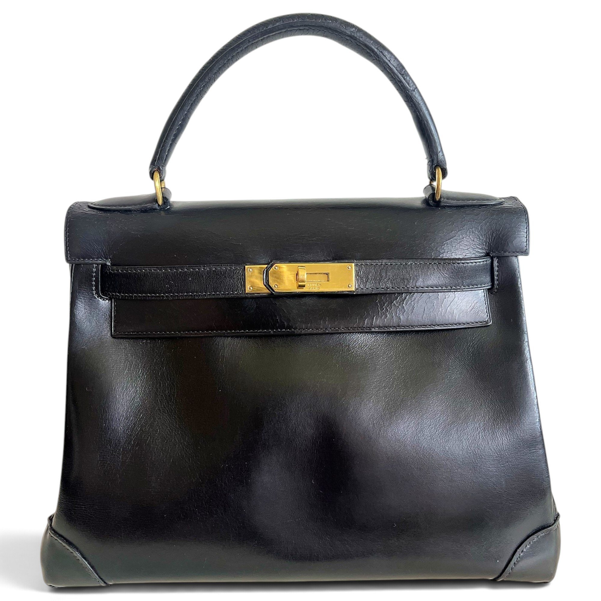 Kelly 28 leather handbag