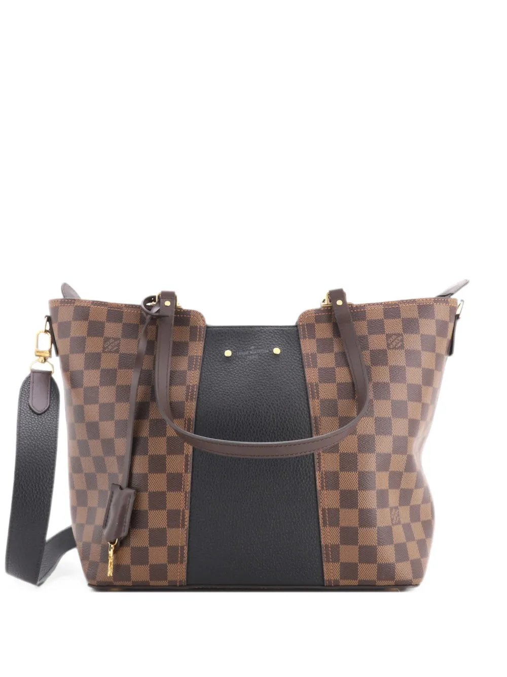 Jersey Handbag Damier with Leather shoulder bag