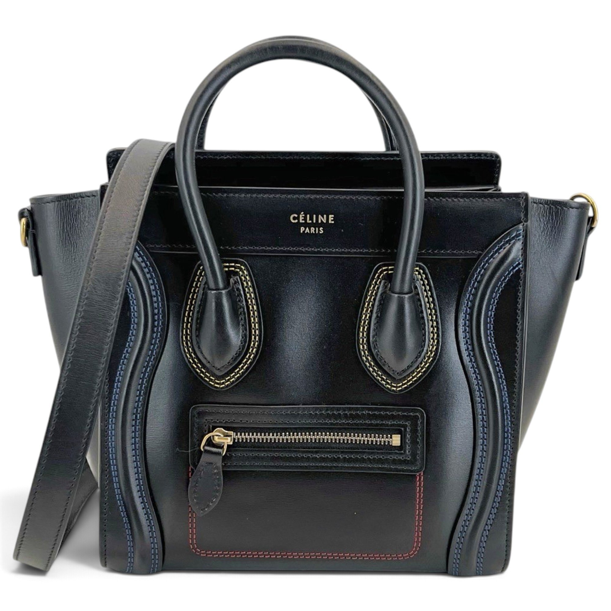 Nano Luggage leather handbag