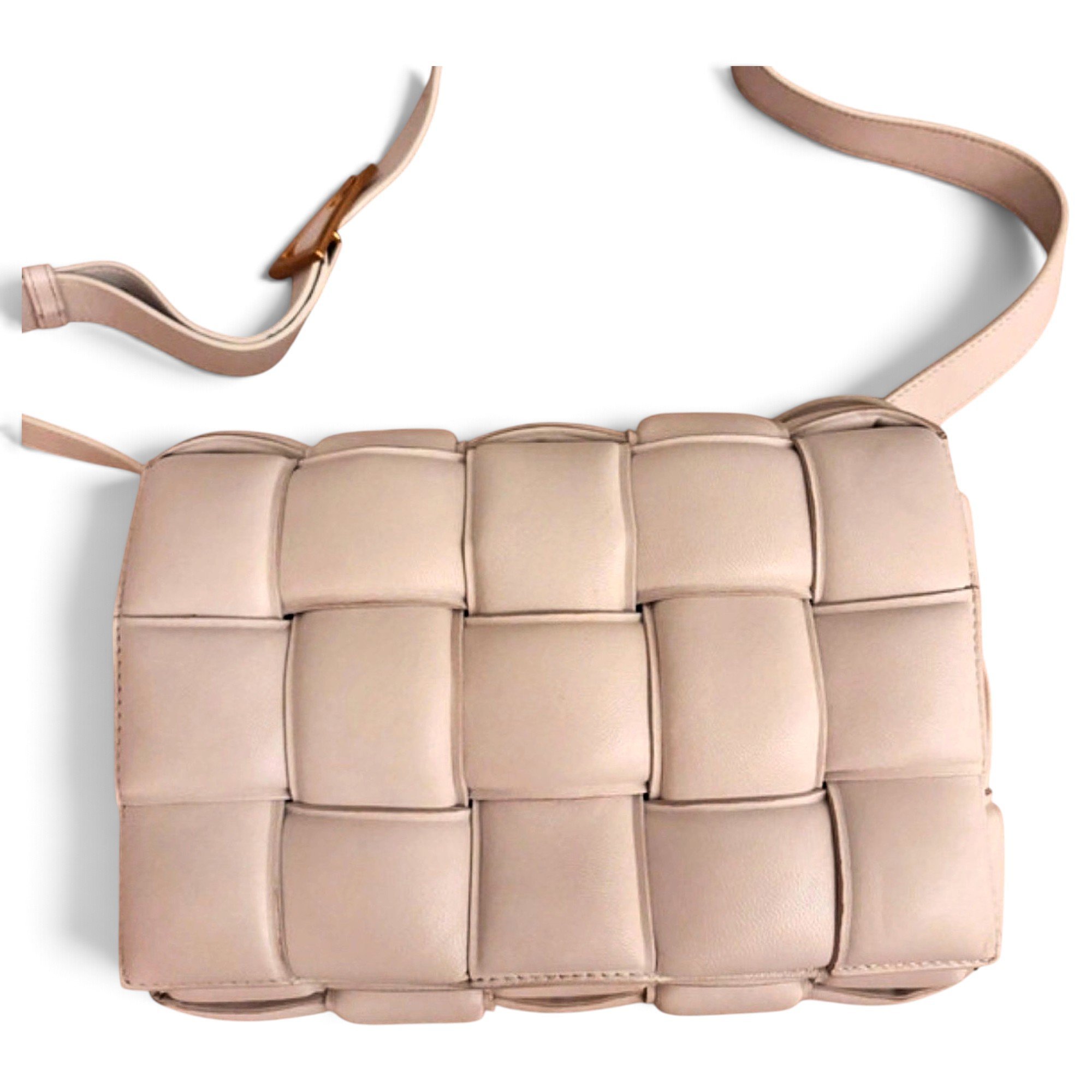 Cassette Padded leather handbag