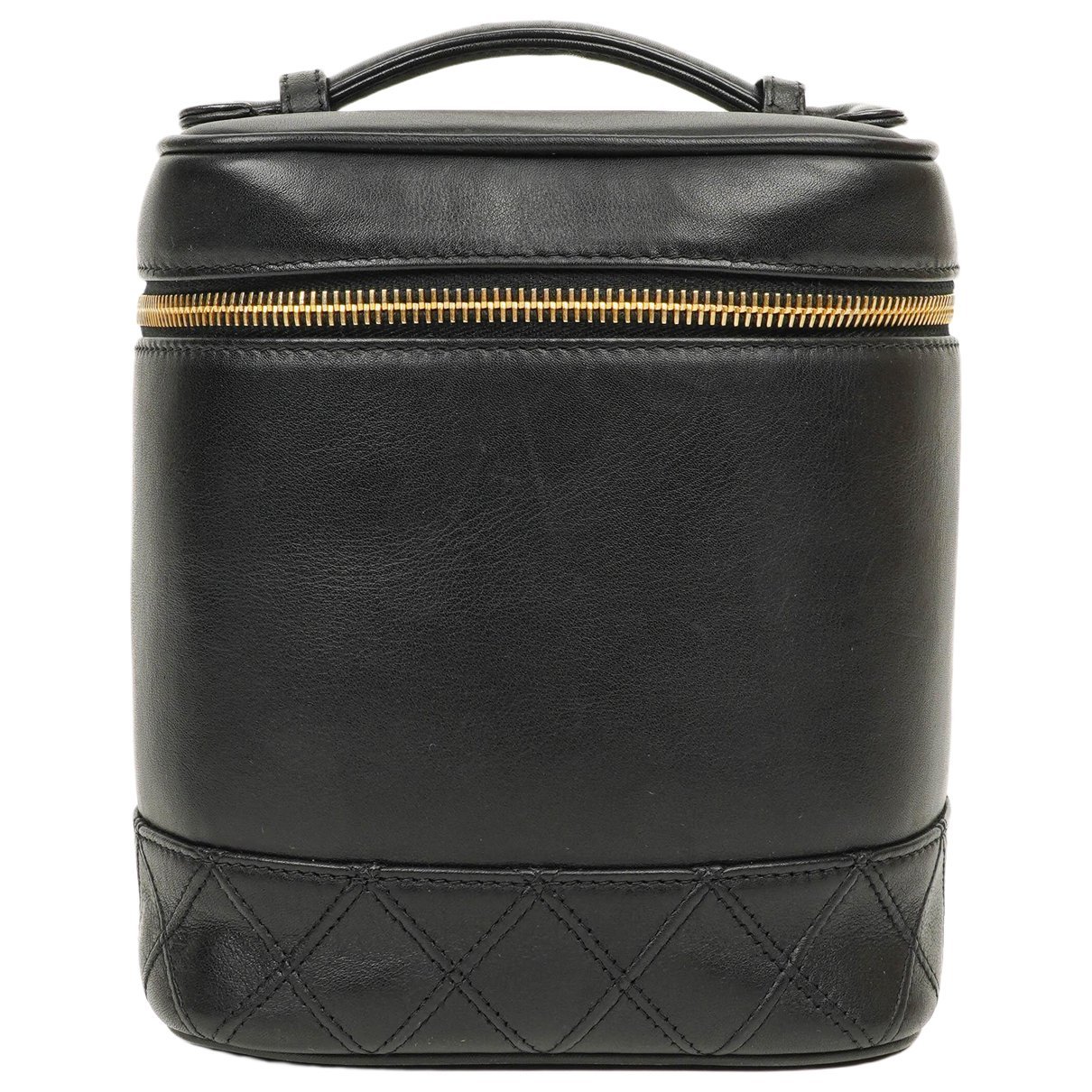 Vanity leather handbag