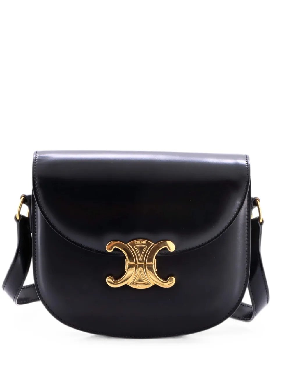 Triomphe Besace Clea Flap Bag Leather shoulder bag