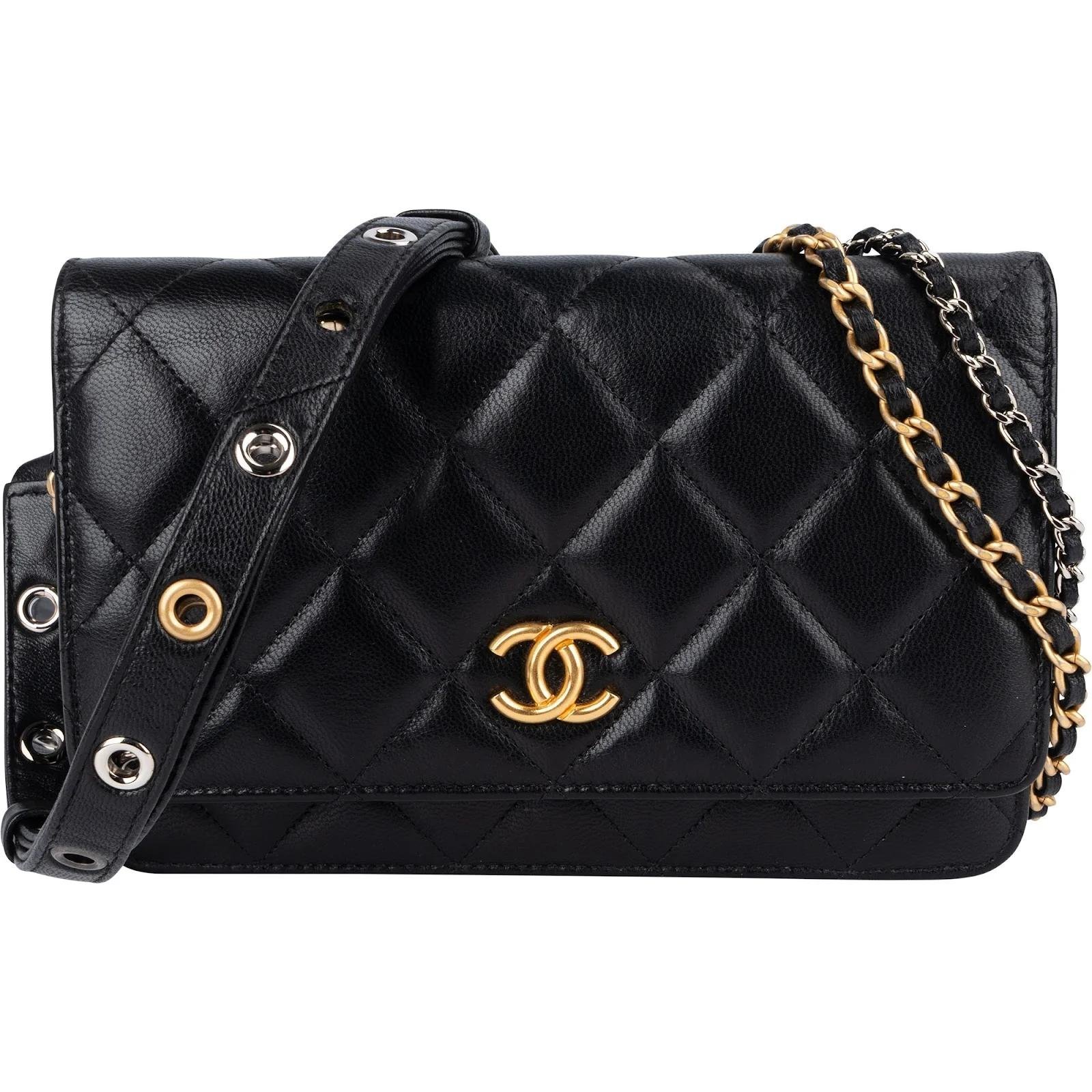 Wallet On Chain Timeless/Classique leather crossbody bag