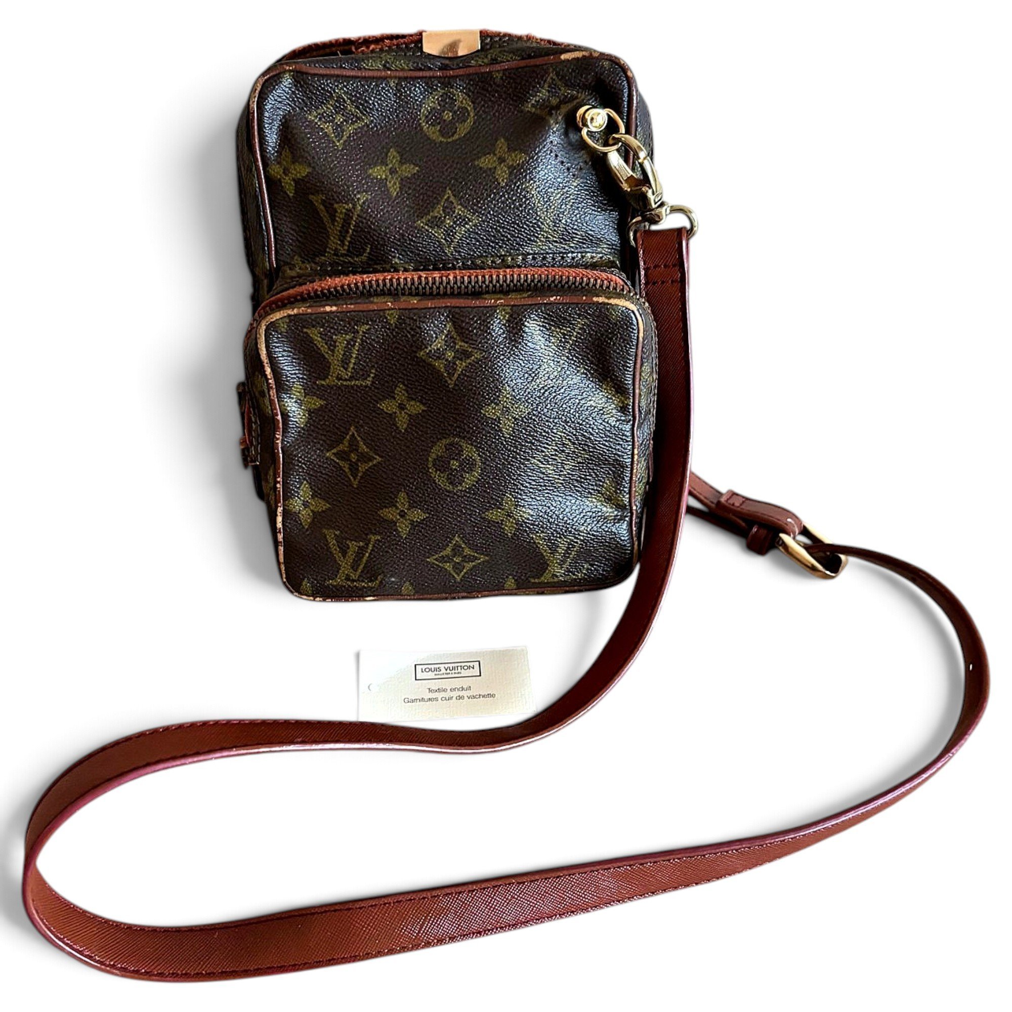 Danube leather crossbody bag