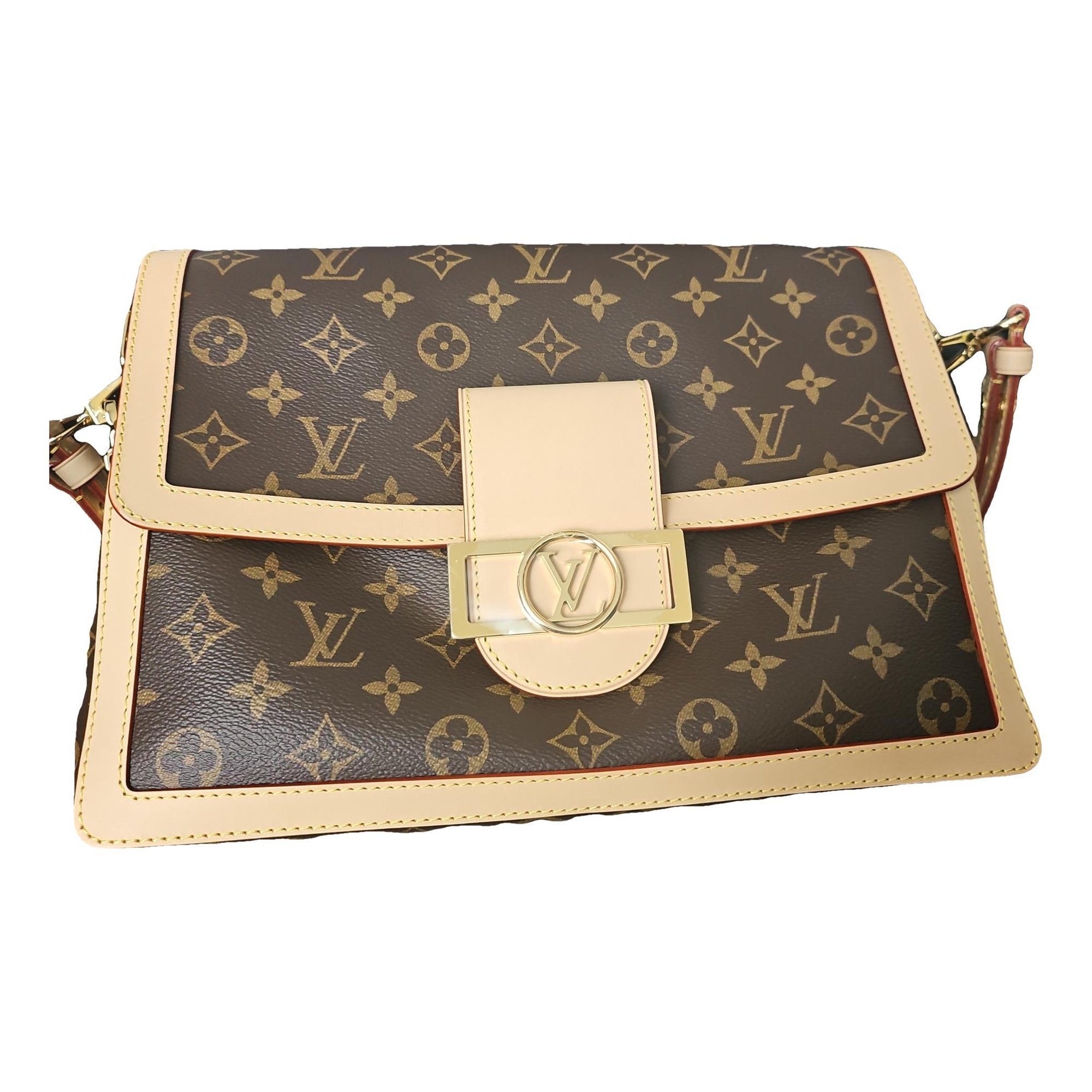 Dauphine leather handbag