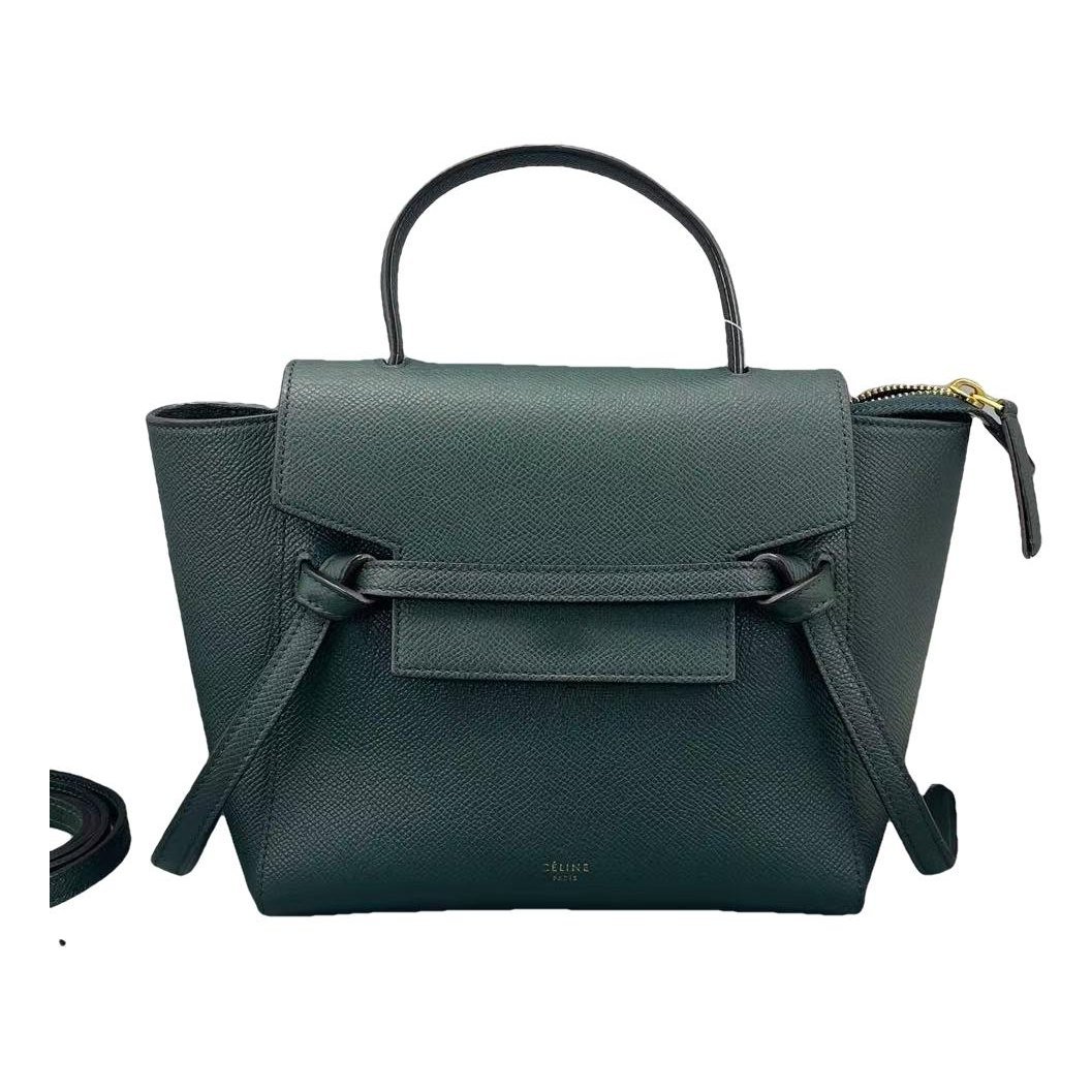 Belt leather handbag