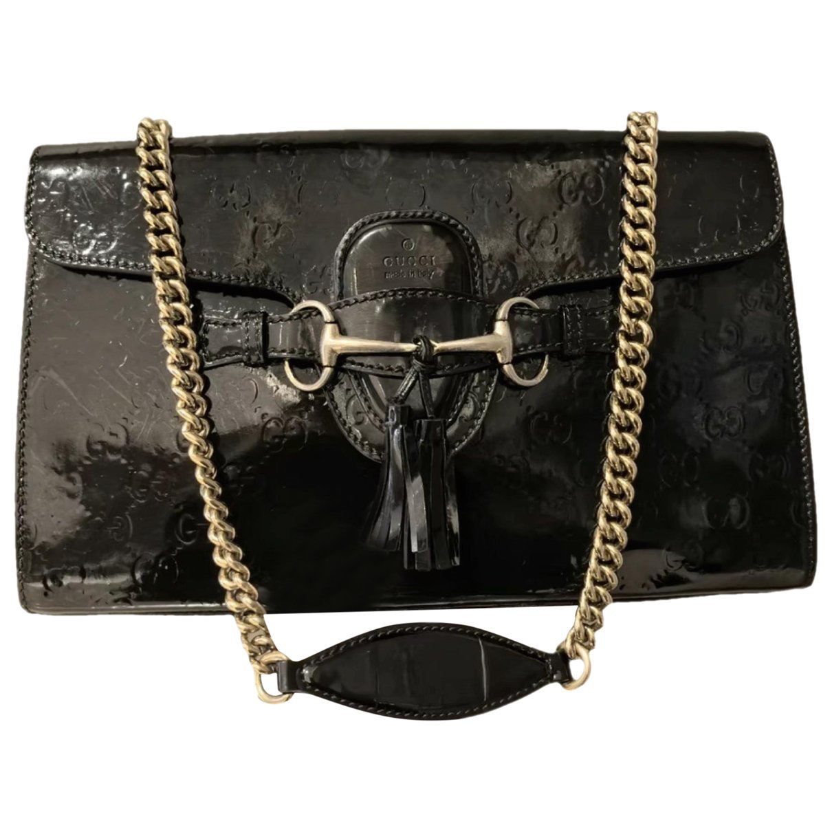 Emily patent leather handbag
