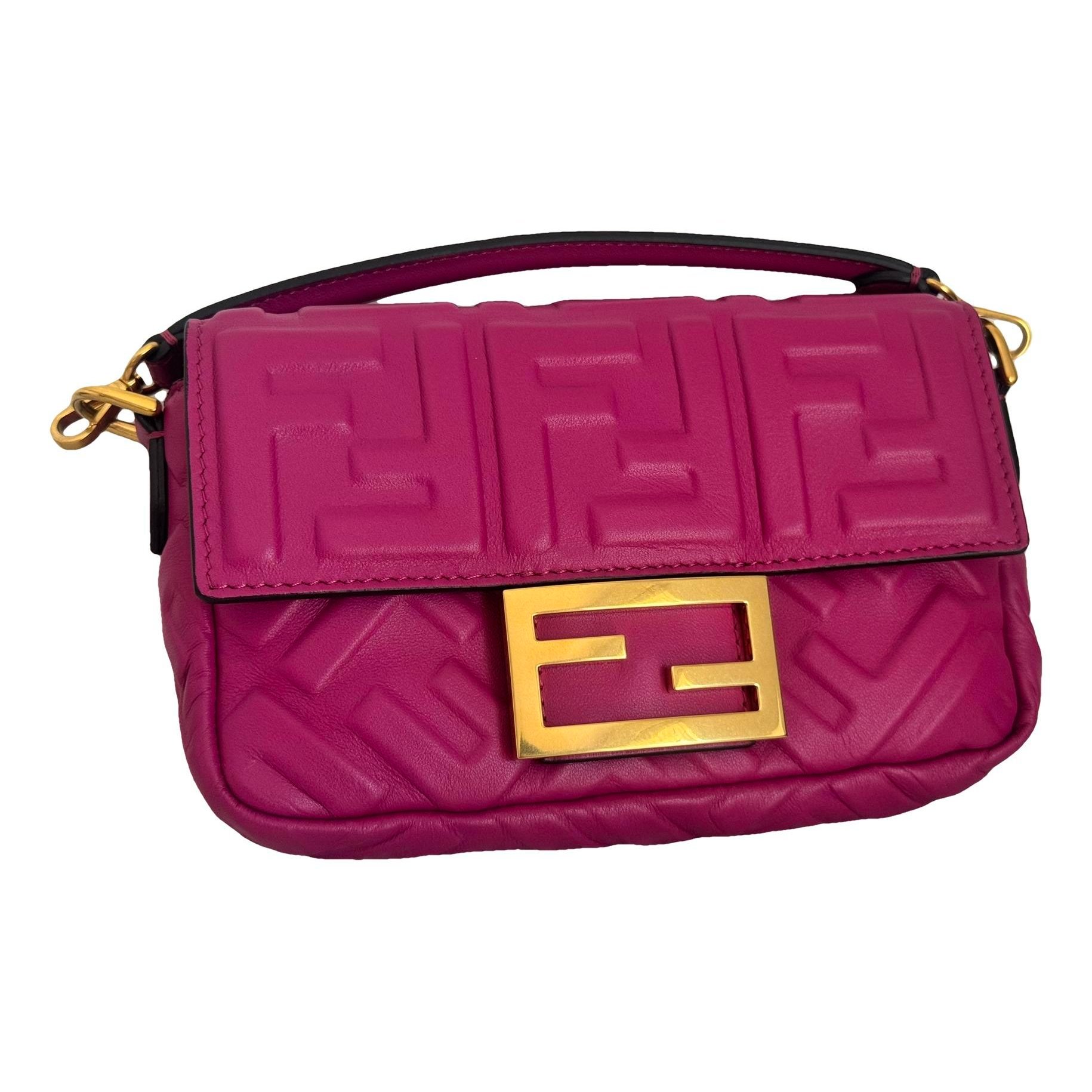 Baguette leather handbag