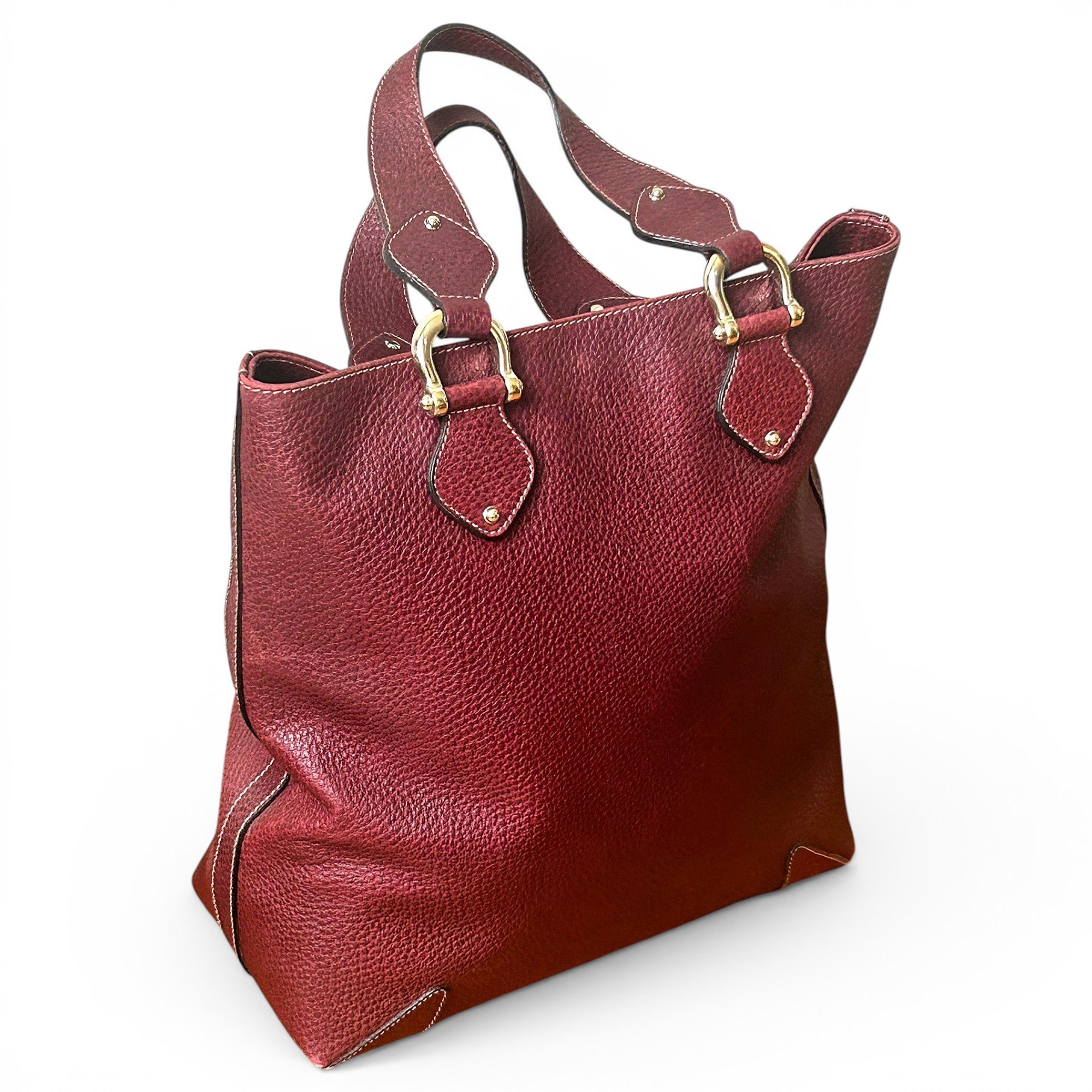 Leather tote