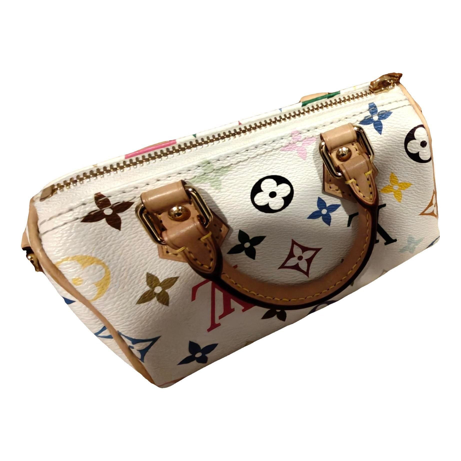Nano Speedy / Mini HL leather handbag
