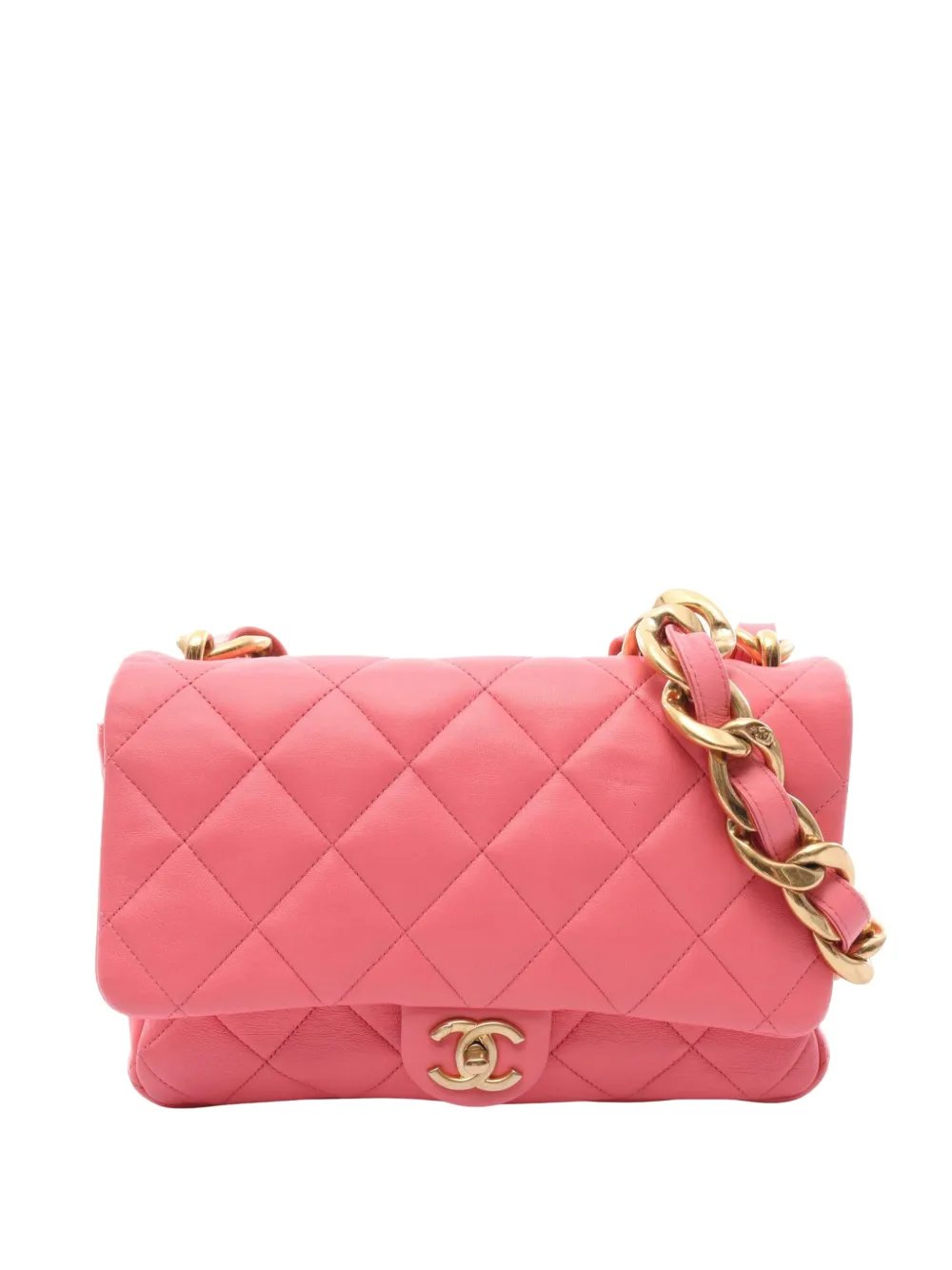 2021-2026 Large Quilted Lambskin Funky Town Flap shoulder bag