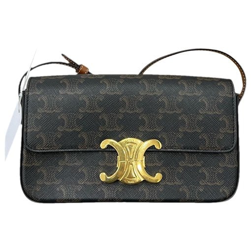 Triomphe leather handbag