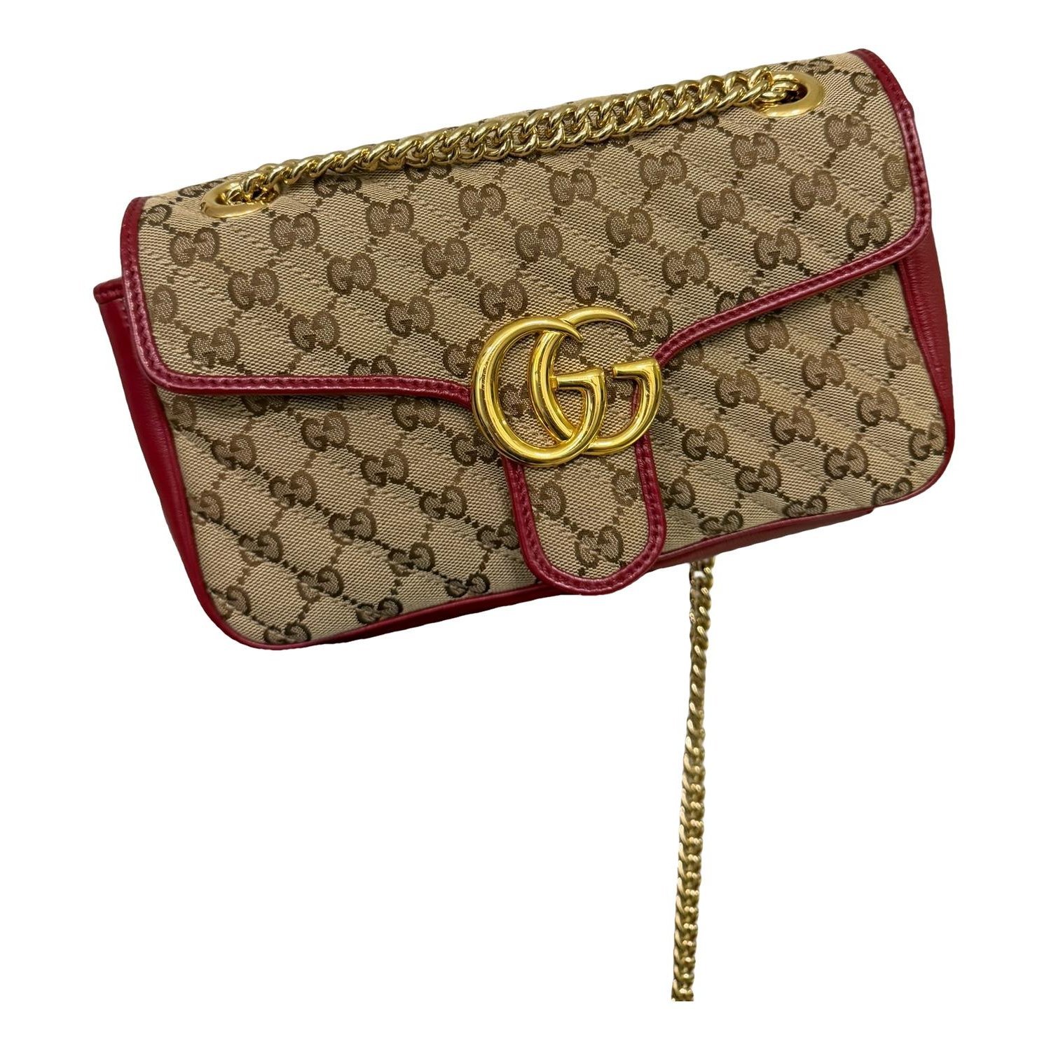 GG Marmont Flap leather crossbody bag