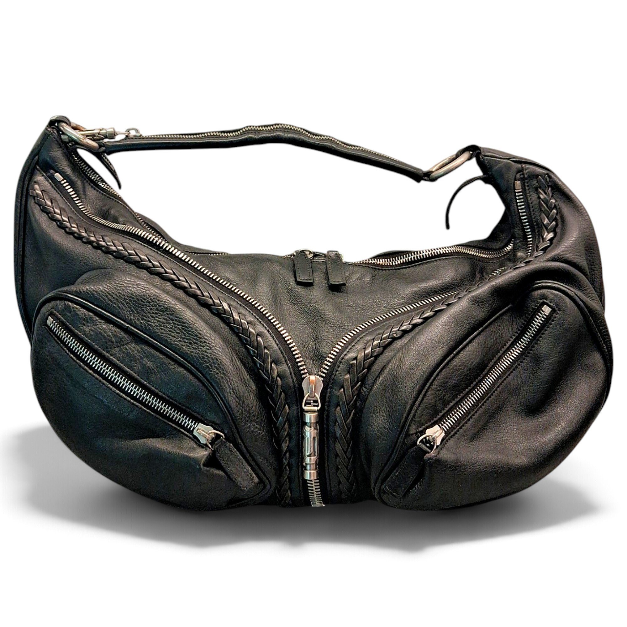 Leather handbag