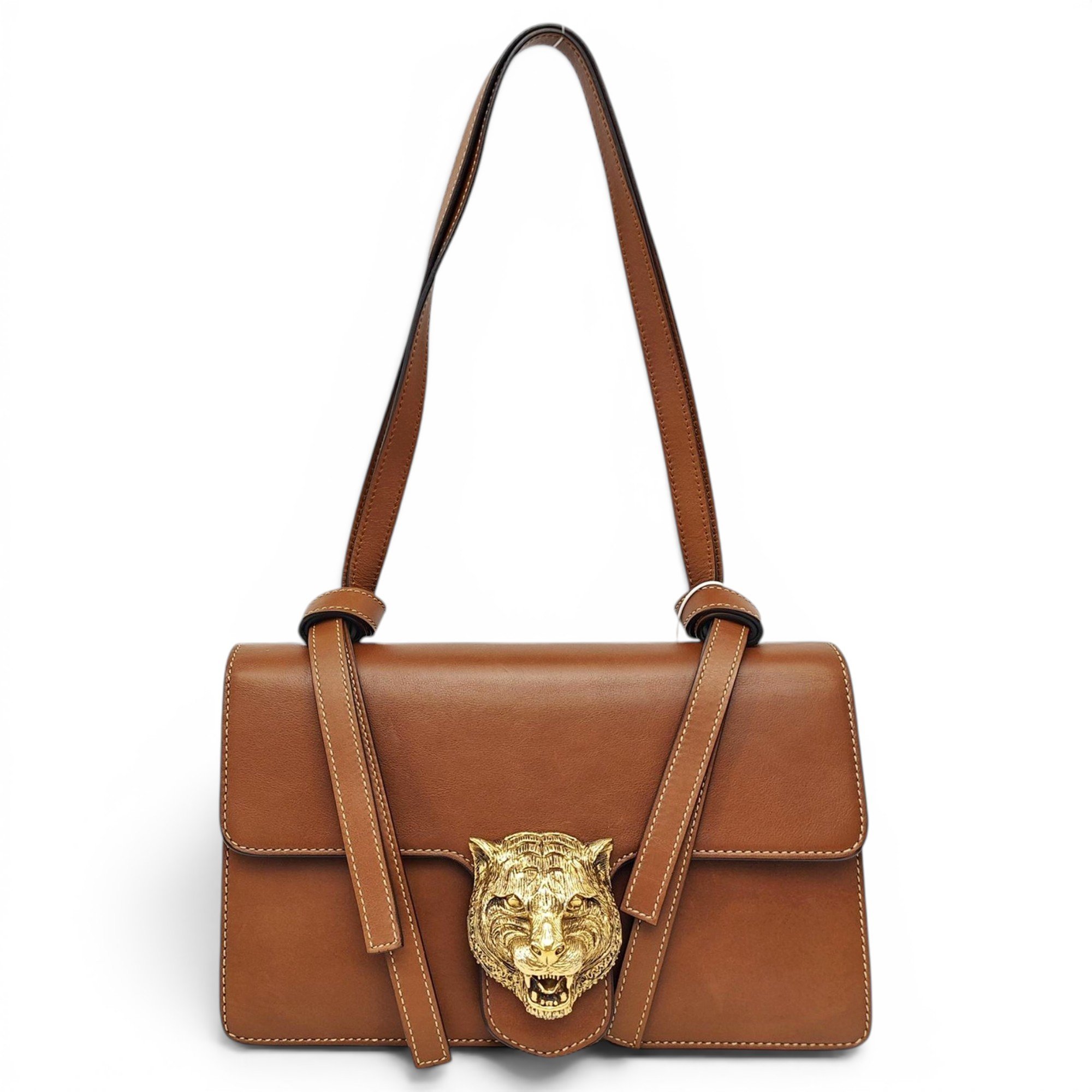 Animalier leather handbag