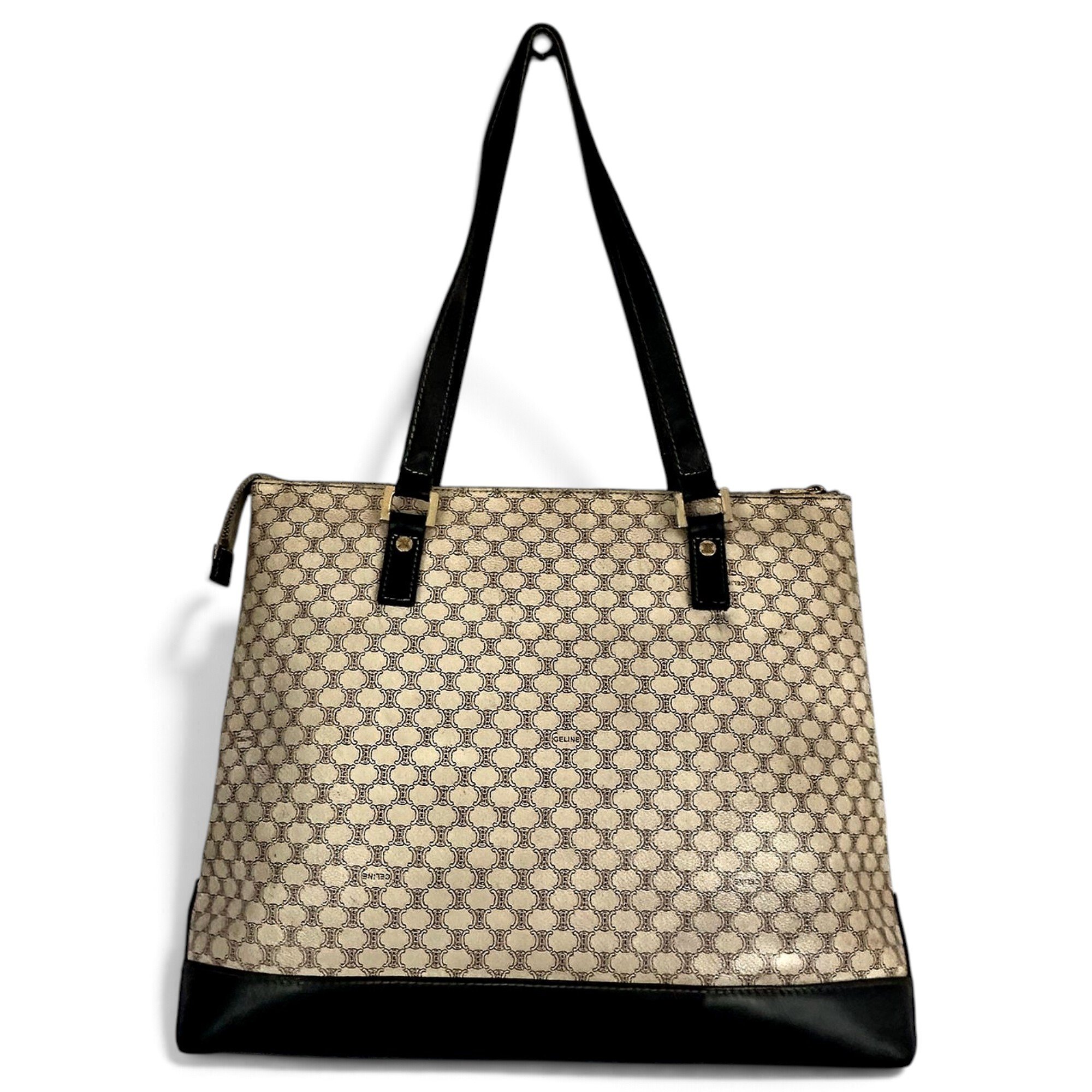 Triomphe leather tote