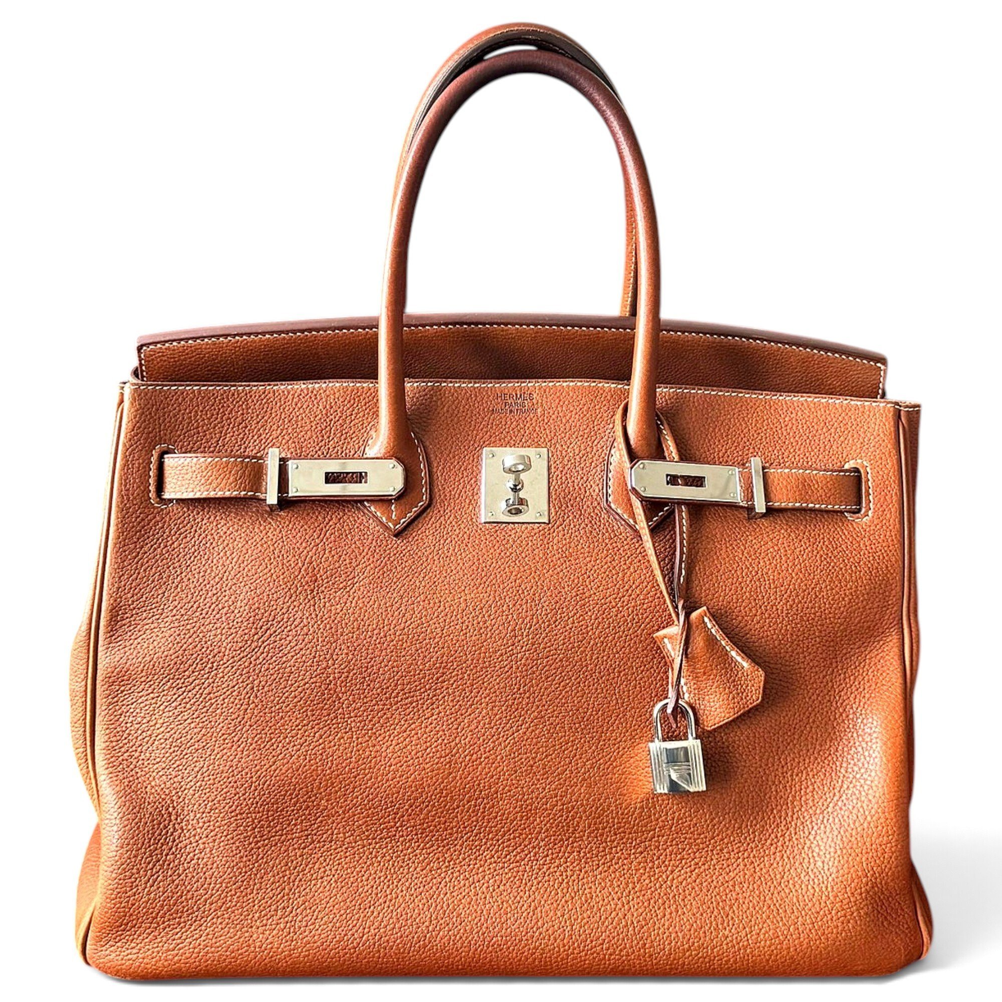 Birkin 35 leather handbag
