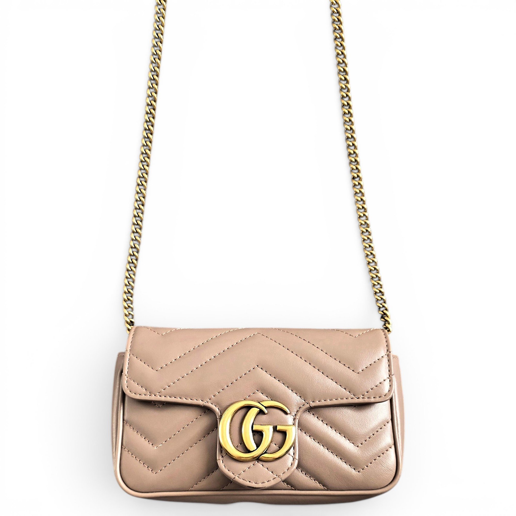 GG Marmont Flap leather crossbody bag
