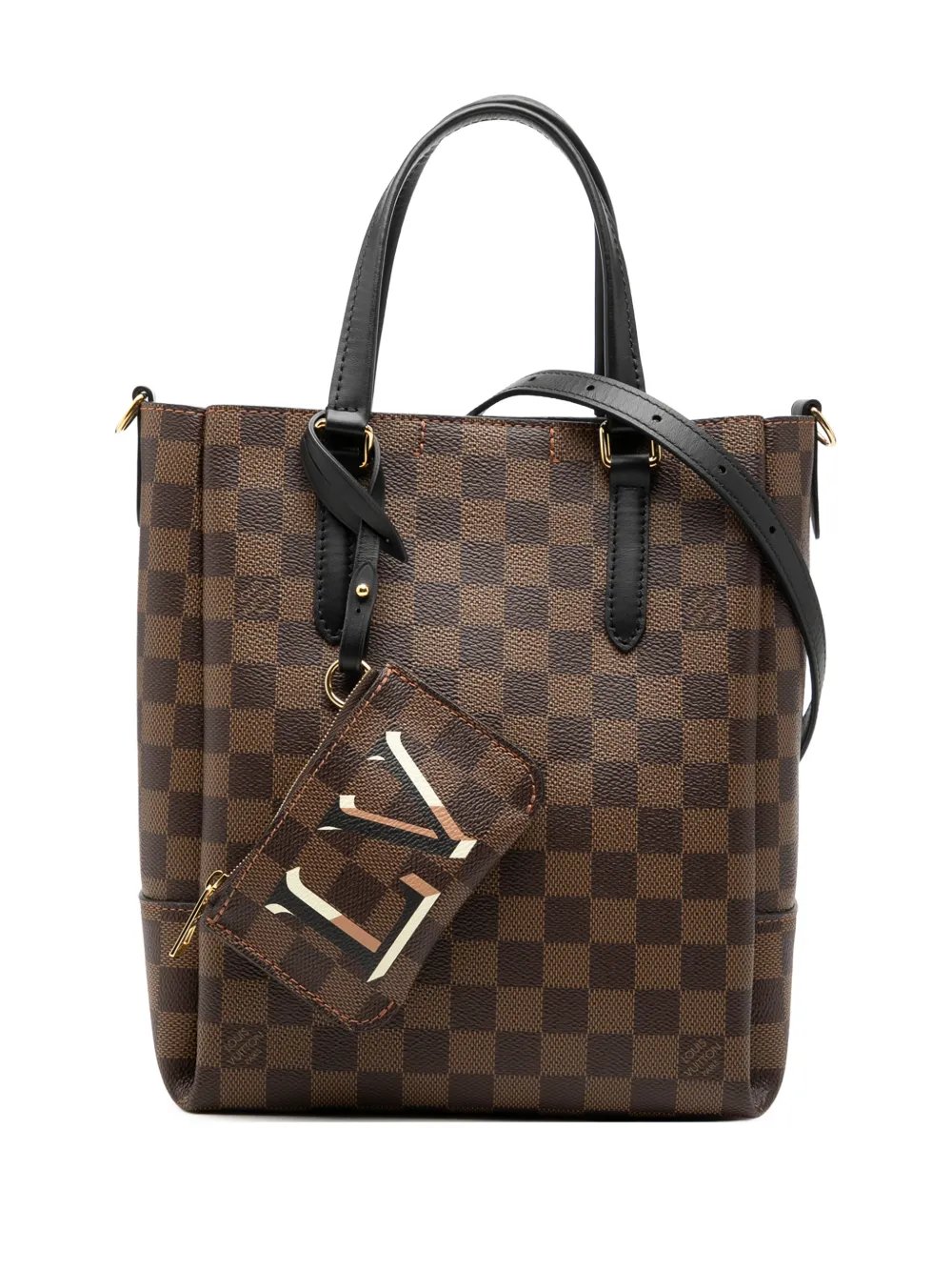2020 Damier Ebene Belmont PM satchel