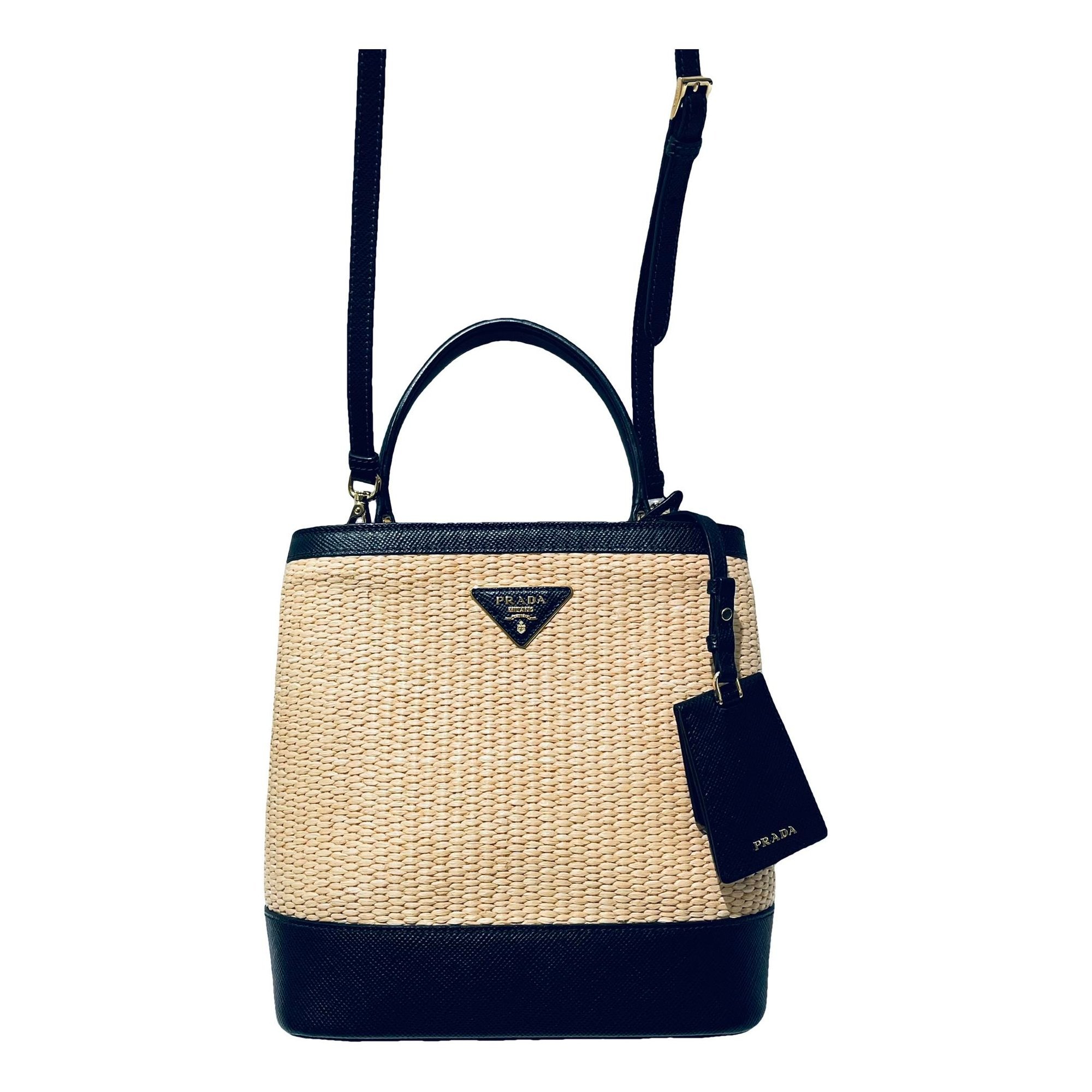 Panier leather crossbody bag