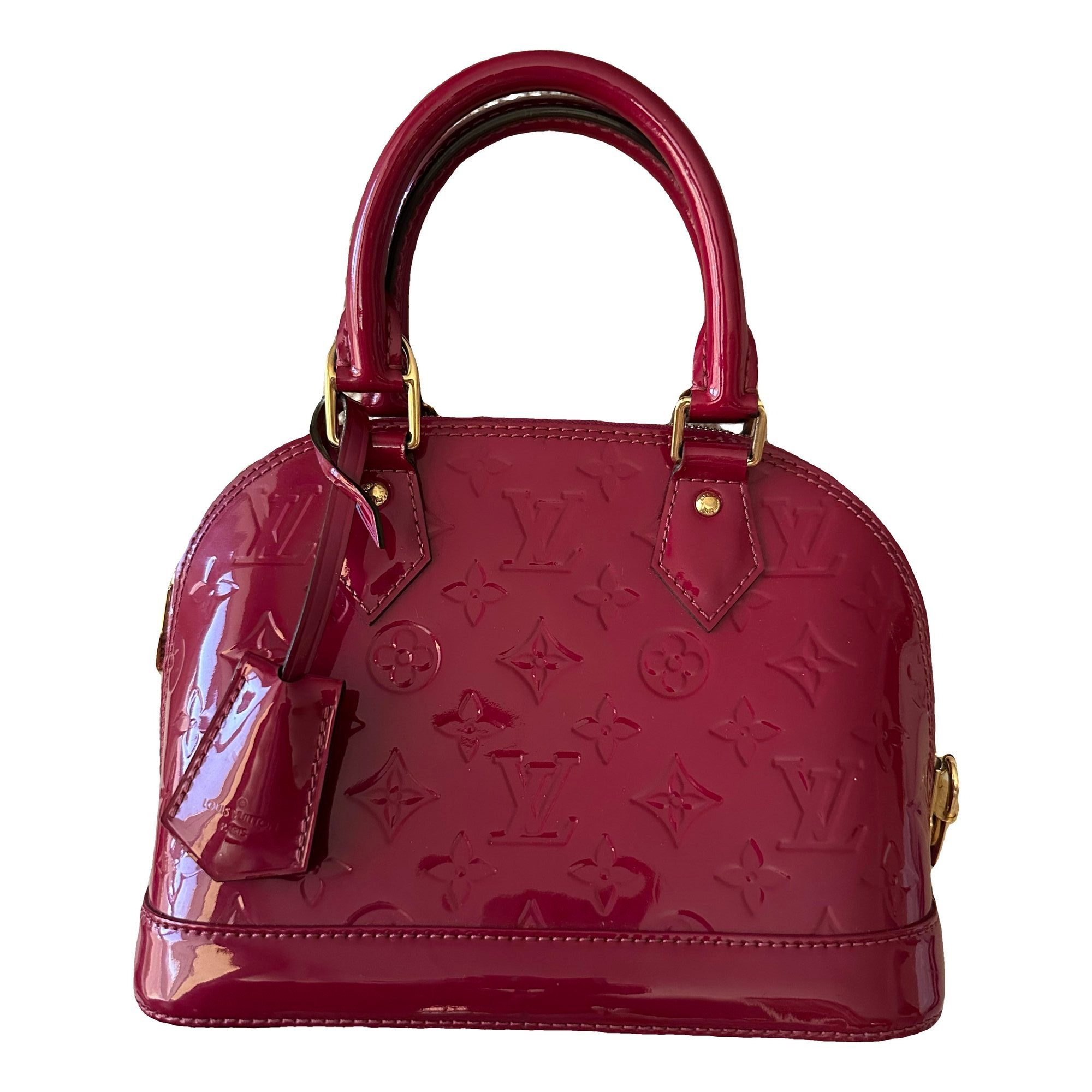 Alma BB patent leather handbag