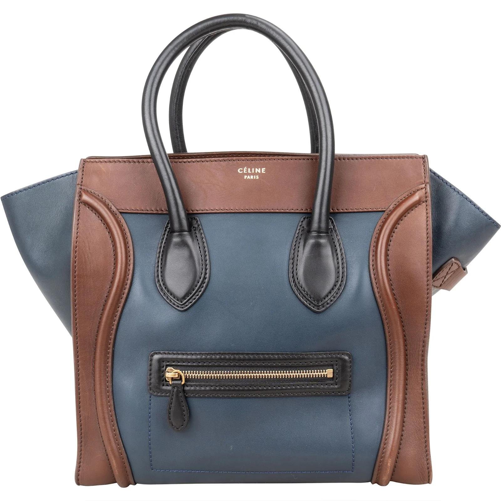 Luggage leather handbag