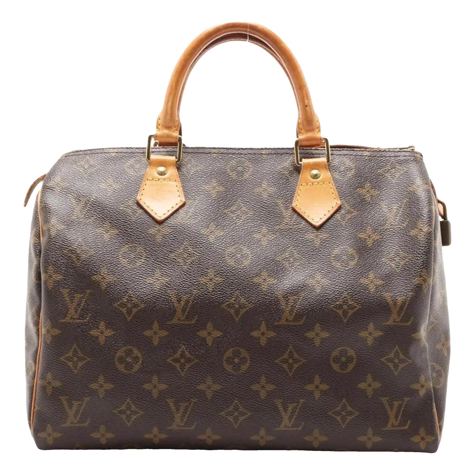 Speedy leather bag