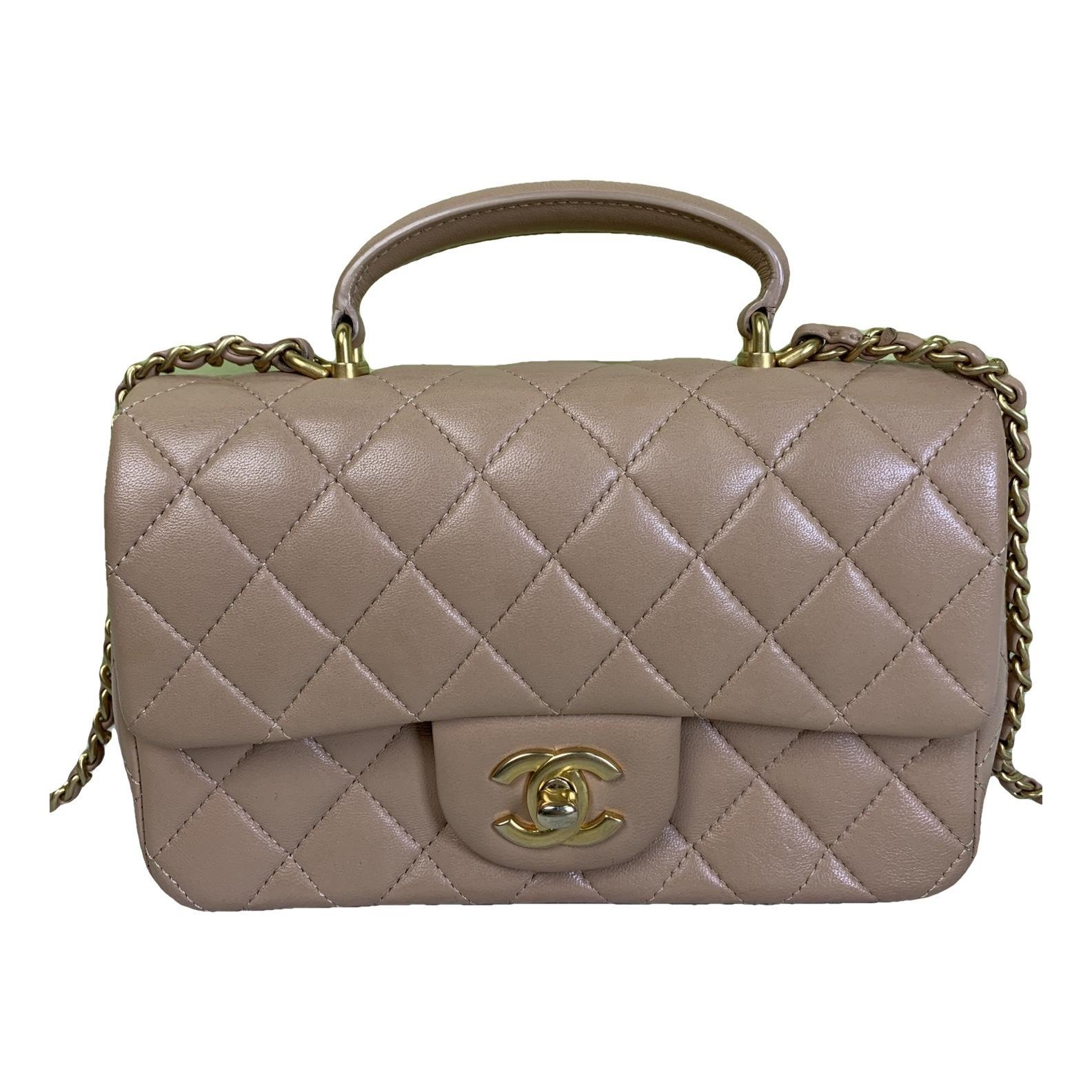 Timeless Classique Top Handle leather handbag