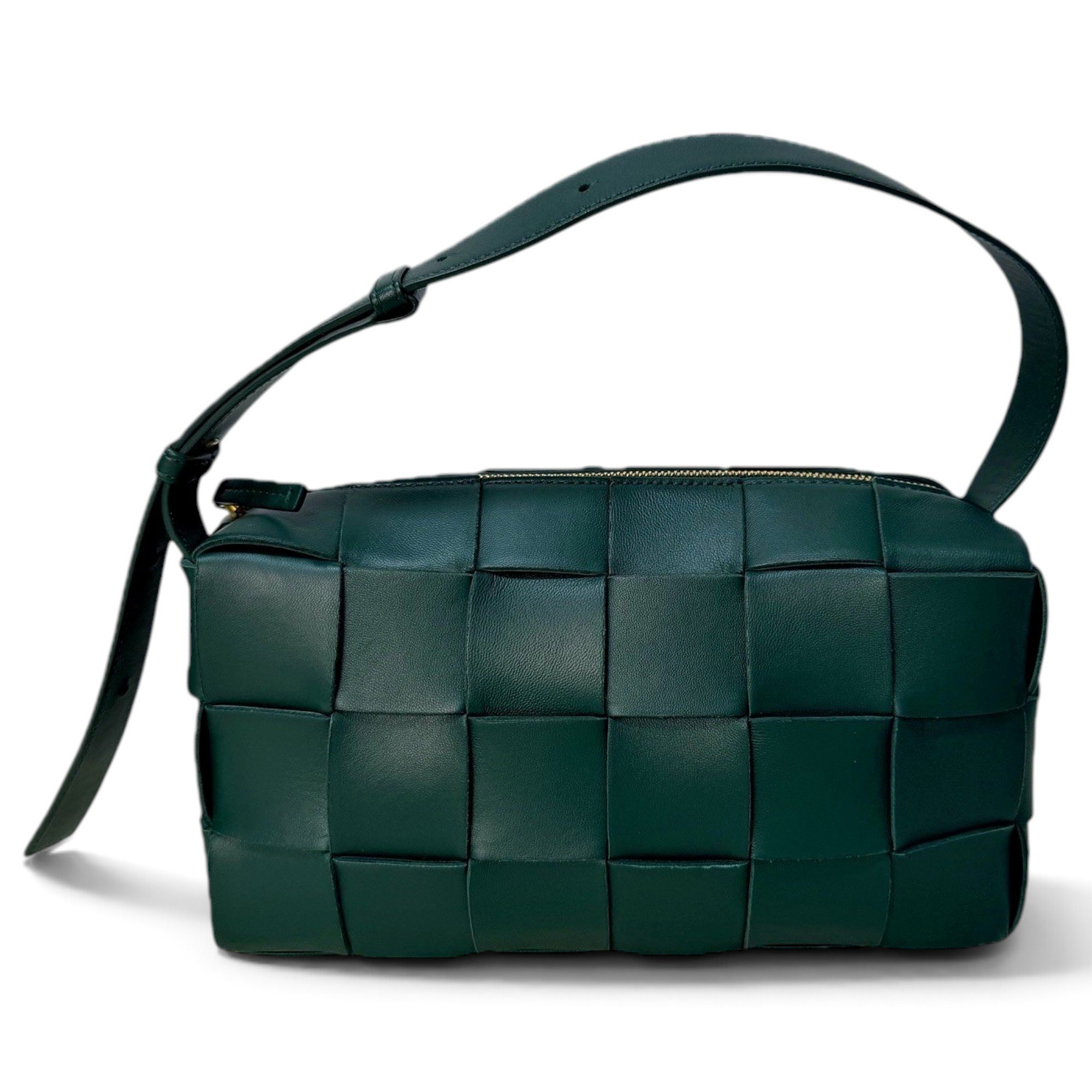 Brick Cassette leather handbag