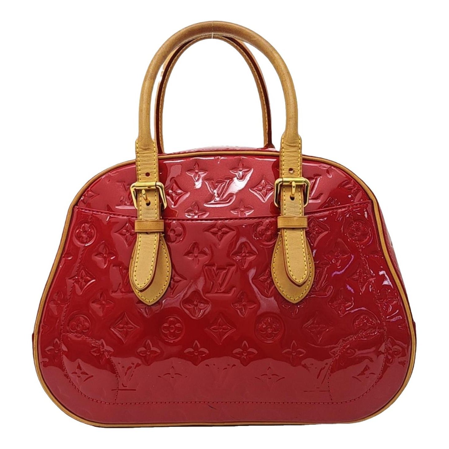 Patent leather handbag