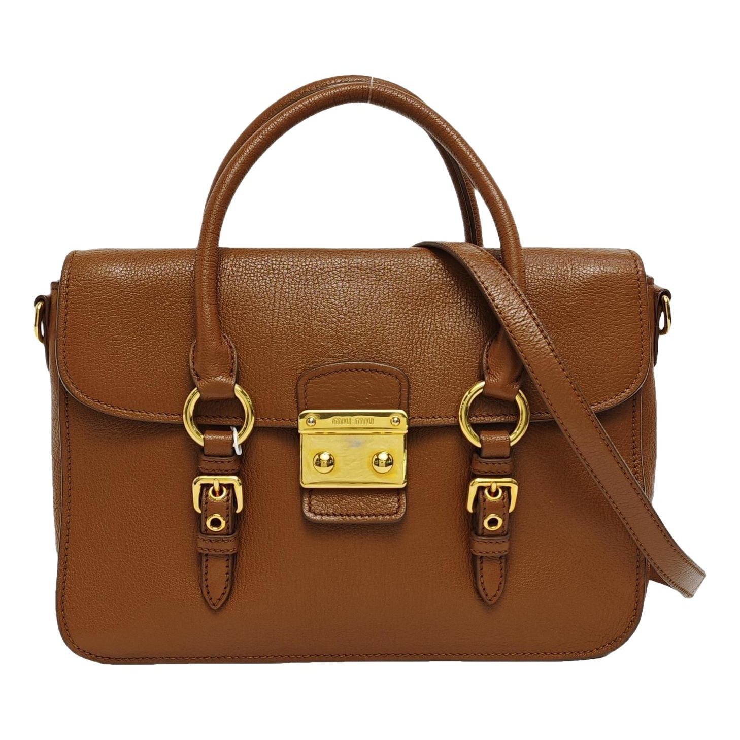 Leather handbag