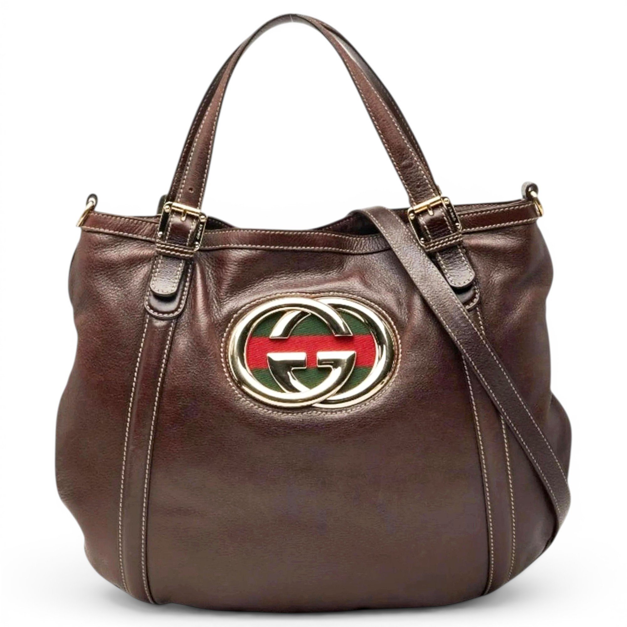 Leather handbag