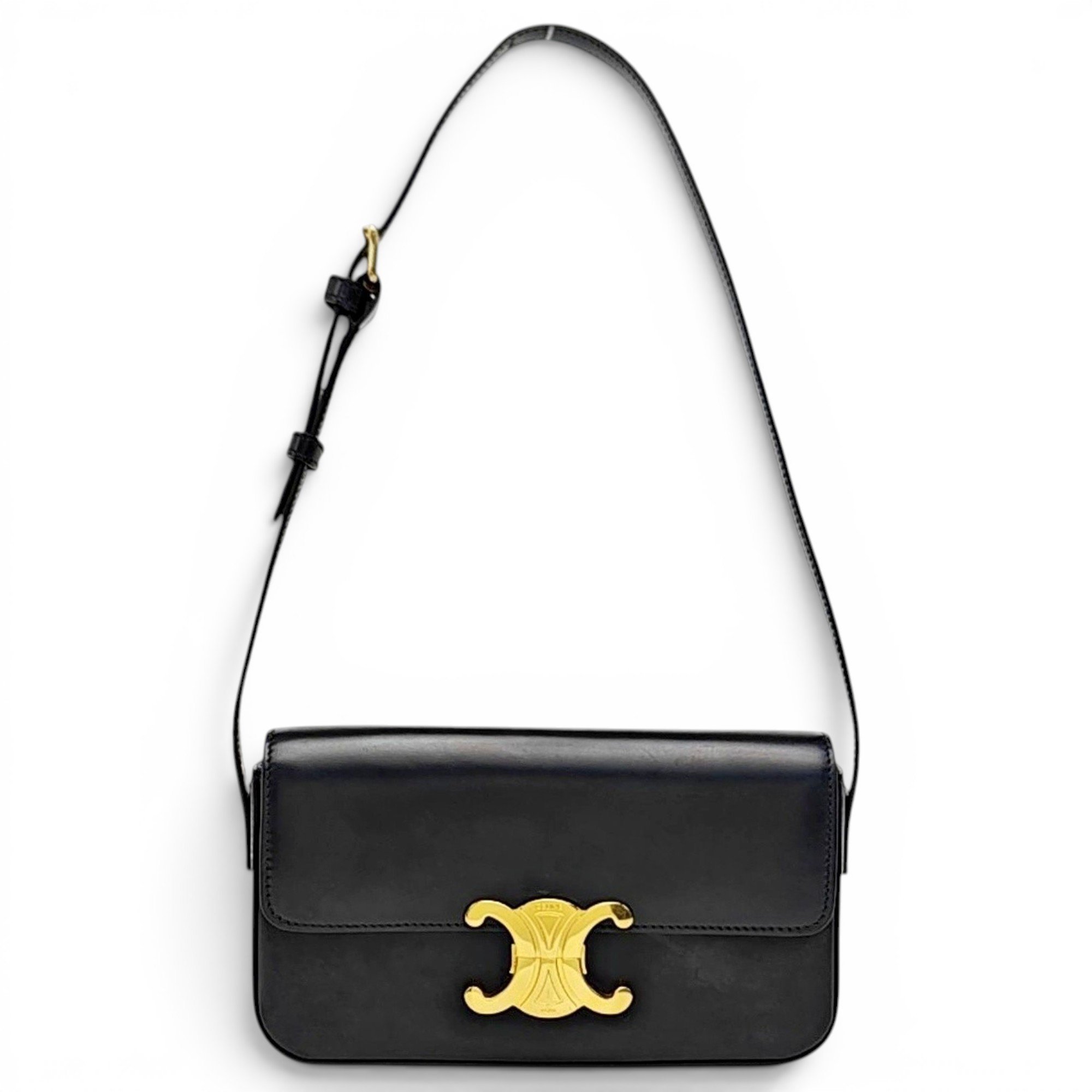 Triomphe leather handbag