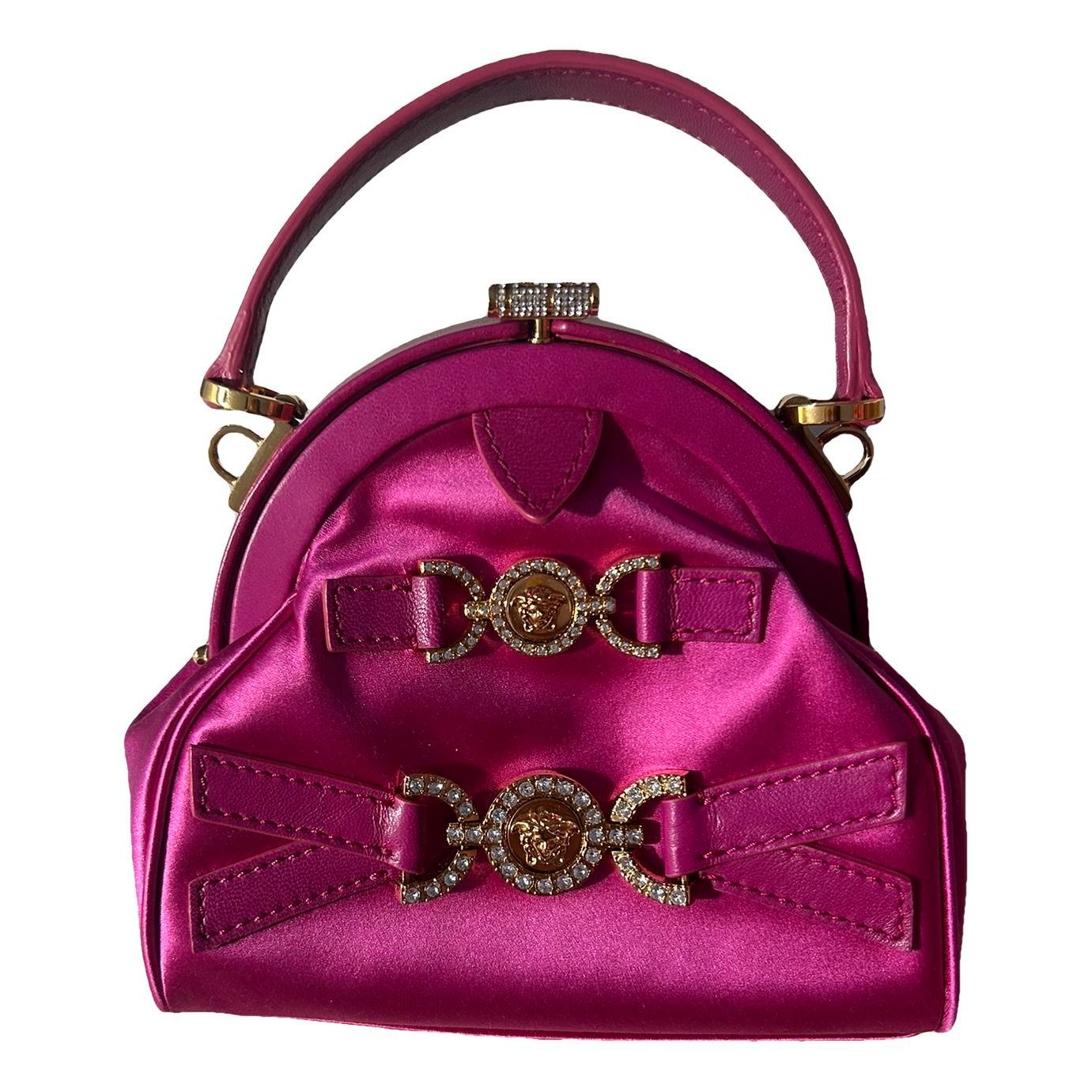 Silk clutch bag